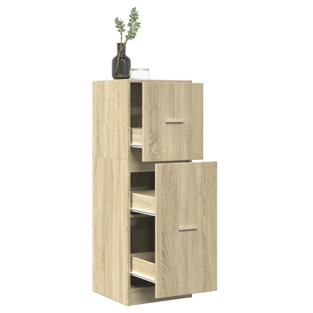 vidaXL Apothekerschrank 40 x 41 x 118 cm Küchenschrank Apothekerschrank Sonoma Eiche 40x41x118
