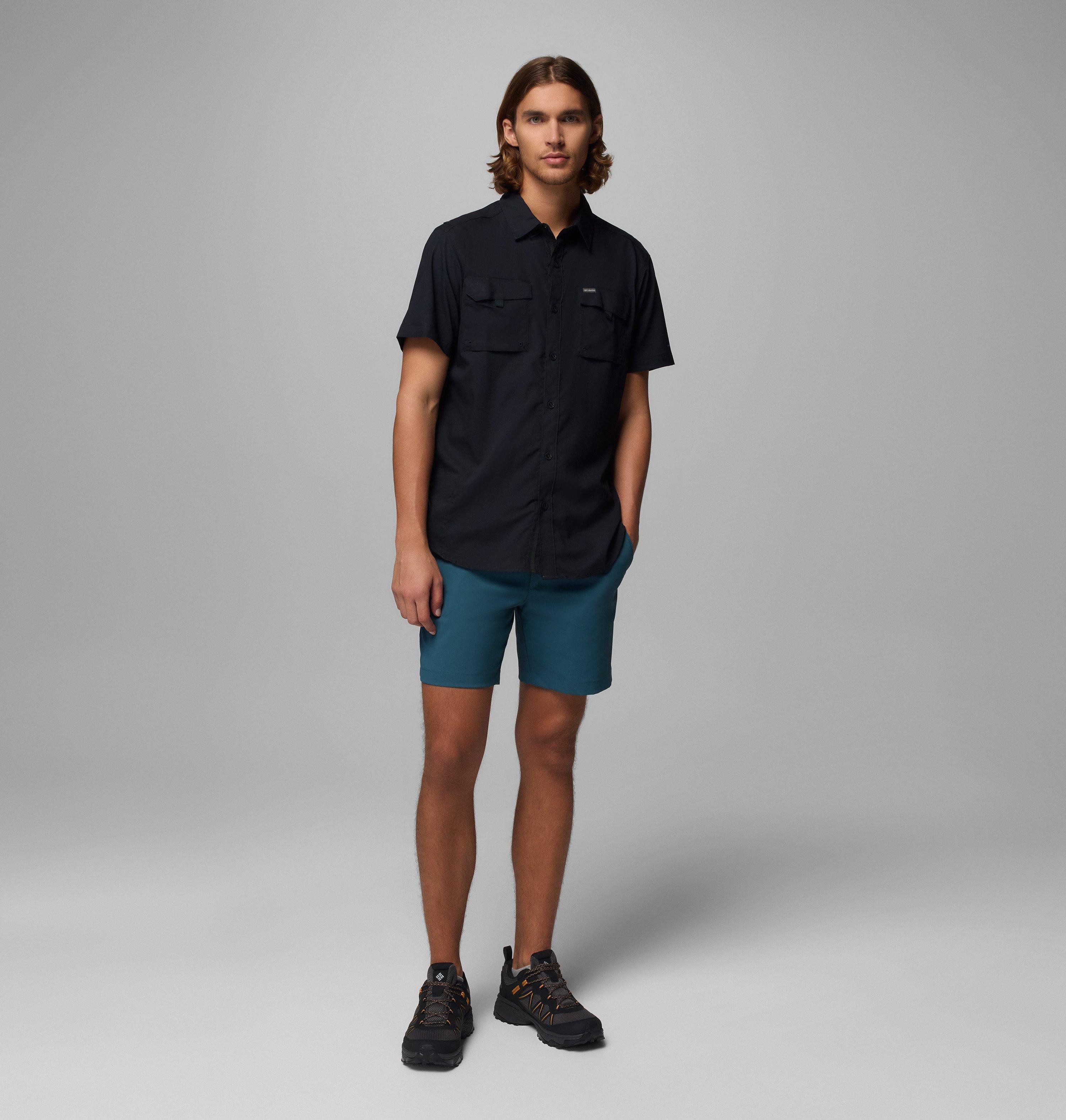 Columbia Funktionshemd Kurzarm-Ausführung, mit bequemer Passform, aus Polyester in Webart – Bild 5 von 5