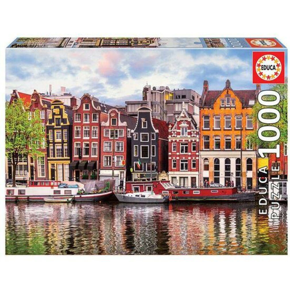 Educa Puzzle Puzzle 9218458 - Dancing houses - 1000 Teile Puzzle, Puzzleteile