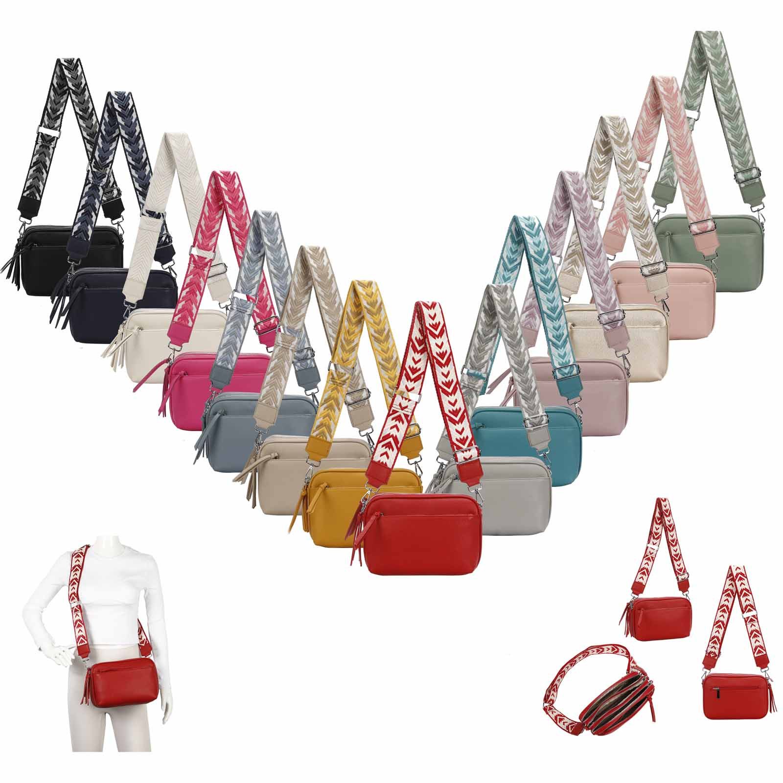 ITALYSHOP24 Schultertasche Damen Umhängetasche Brusttasche Cross günstig online kaufen