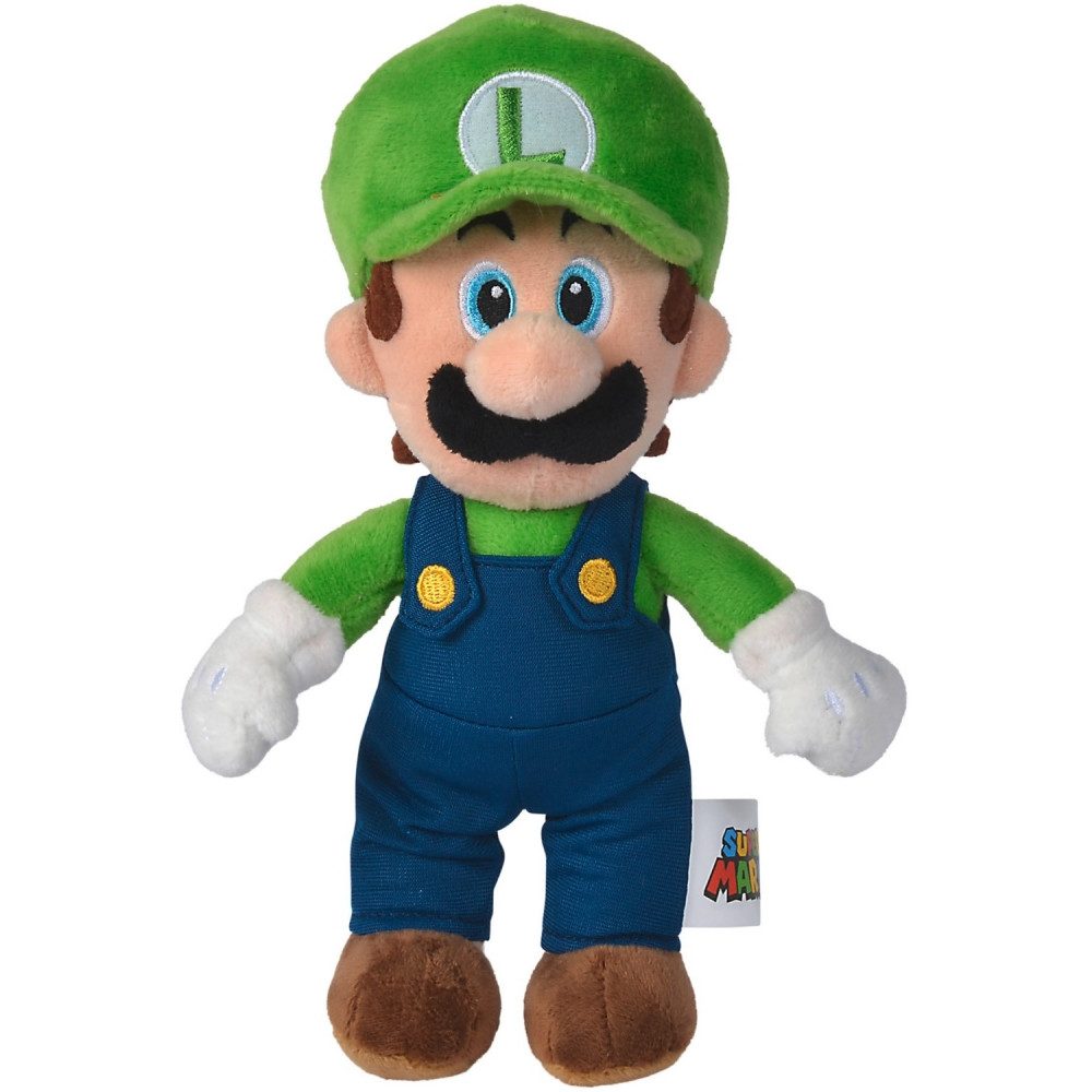 SIMBA Plüschfigur Simba Luigi #3 Plüsch 20cm - Kuscheltier für Fans. (Luigi #3 Plüsch (20cm)