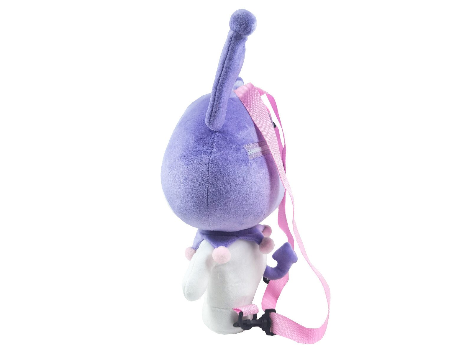 Hello Kitty Kinderrucksack - Kuromi Plüschrucksack Kuschelig mit Reißverschluss (1-tlg)