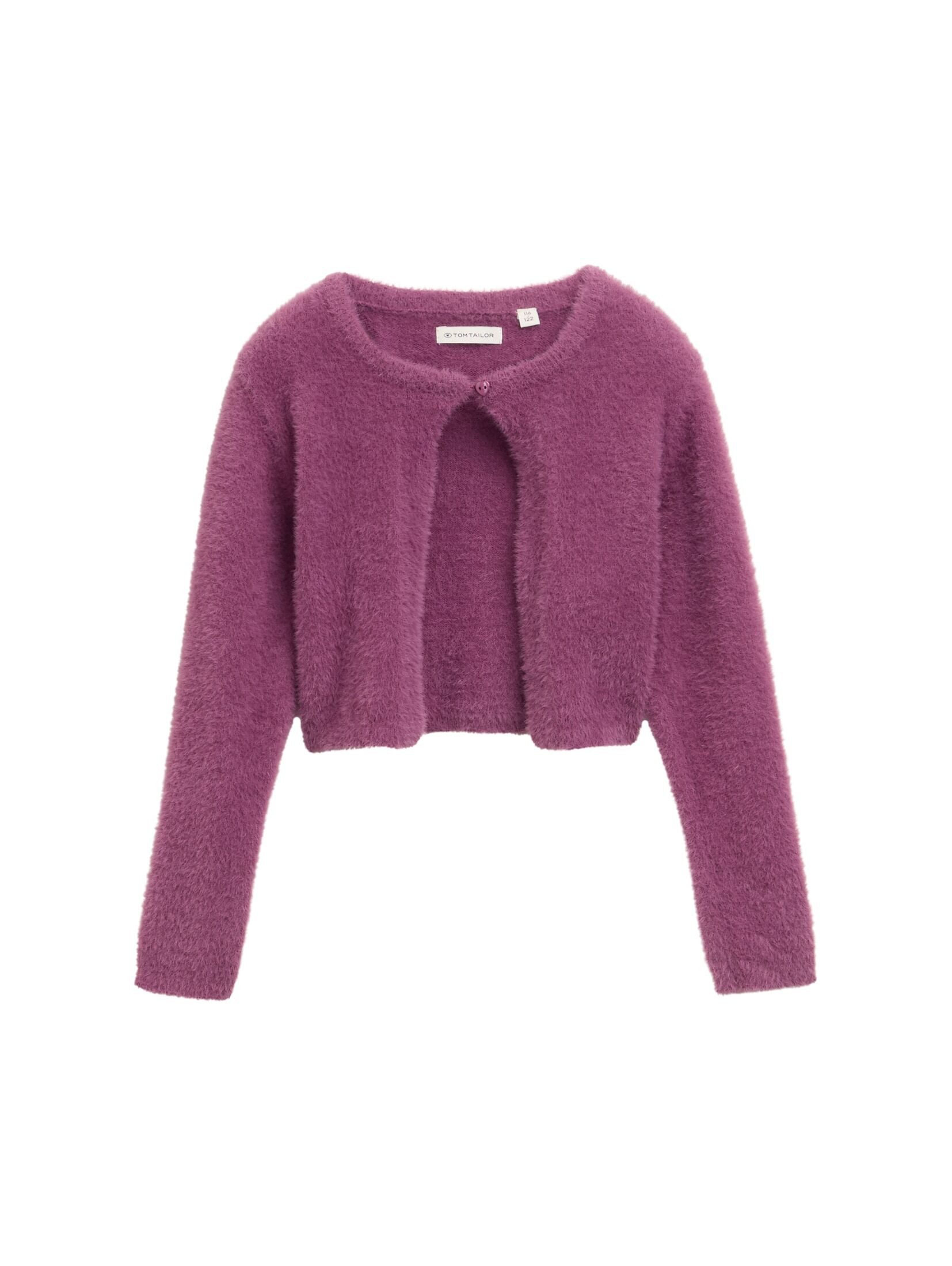 Cardigan Bolero aus Federgarn