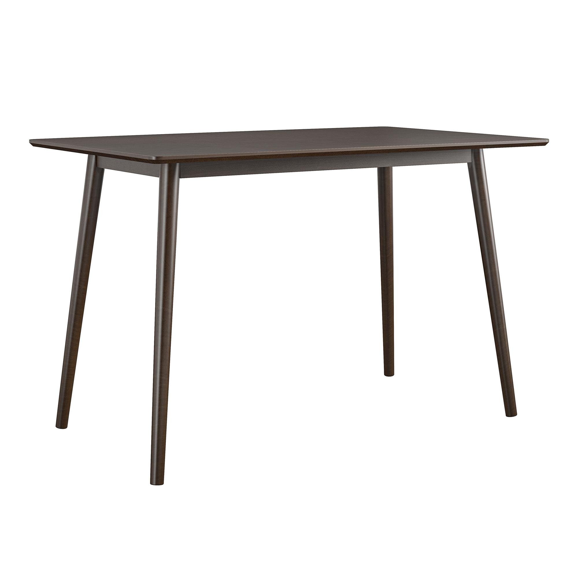 loft24 Schreibtisch Brittany, im Mid-Century Design, Beine aus Echtholz, Breite 120,5 cm