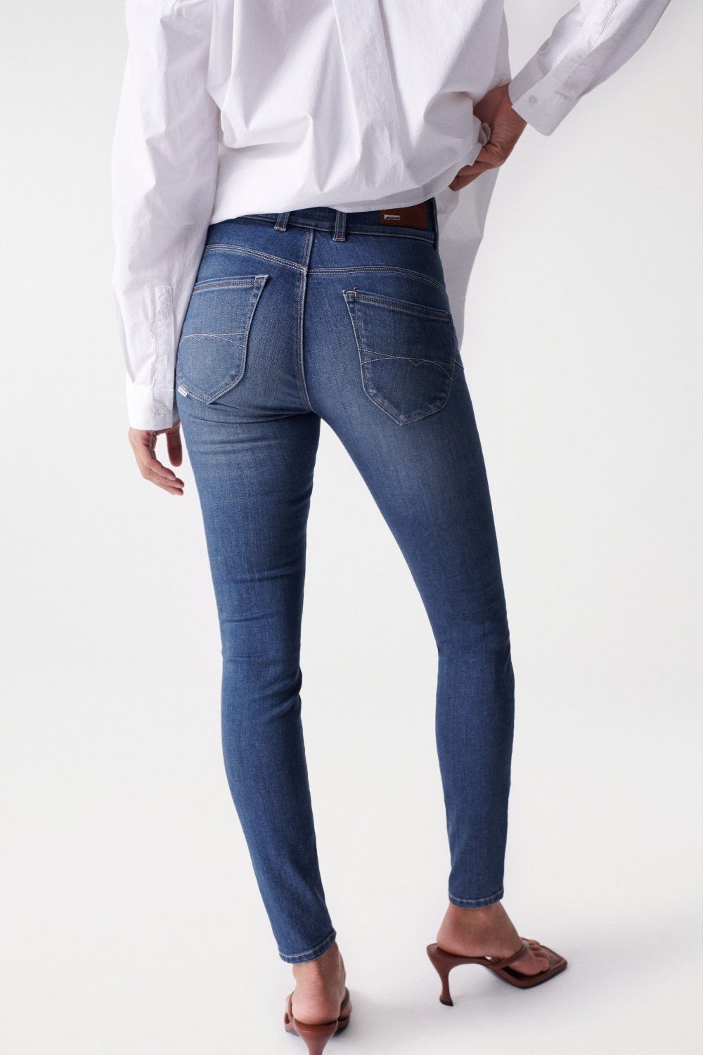 Salsa Stretch-Jeans SALSA JEANS SECRET PUSH IN SKINNY blue 21005683.853