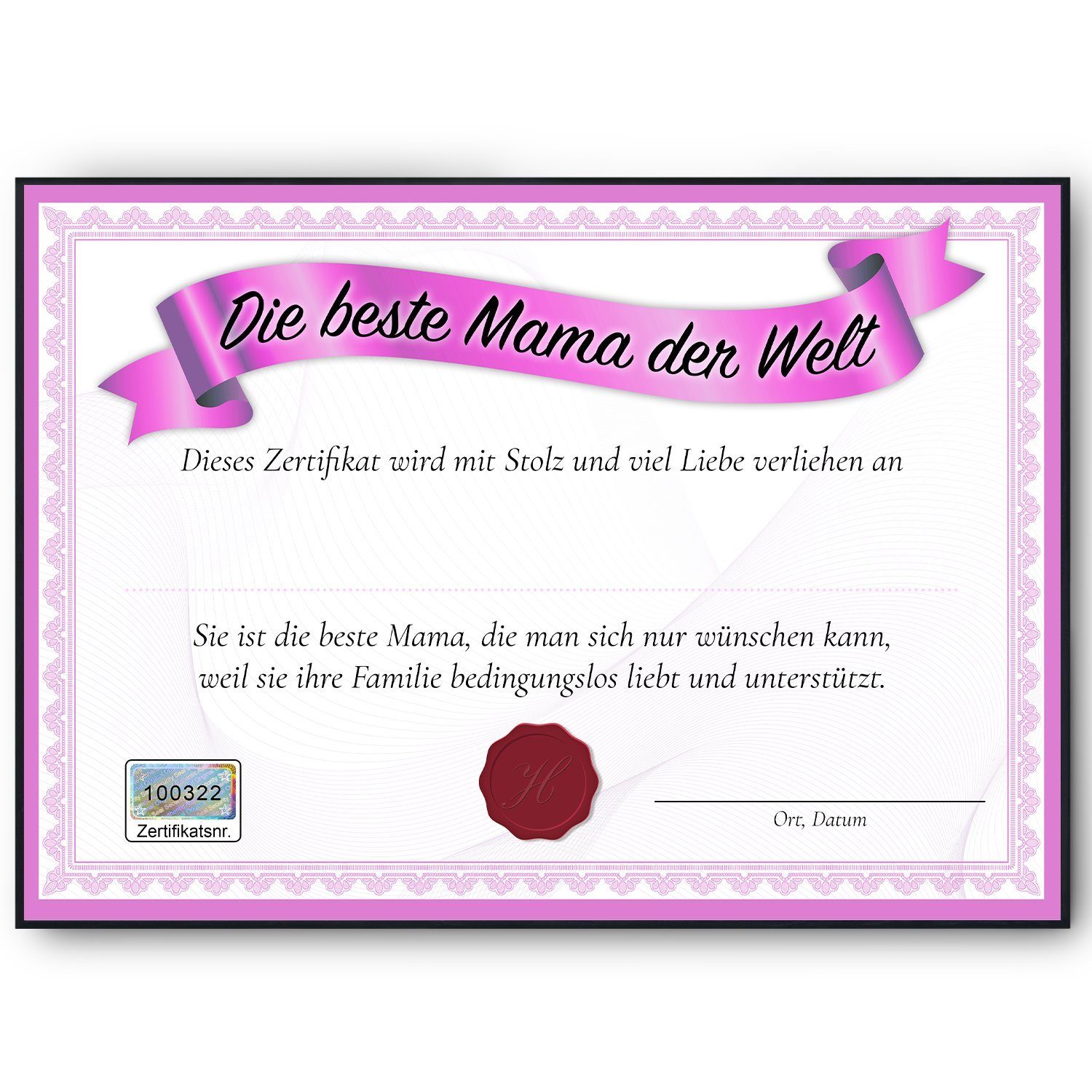 Tigerlino Poster Beste Mama Geschenk Geburtstag günstig online kaufen