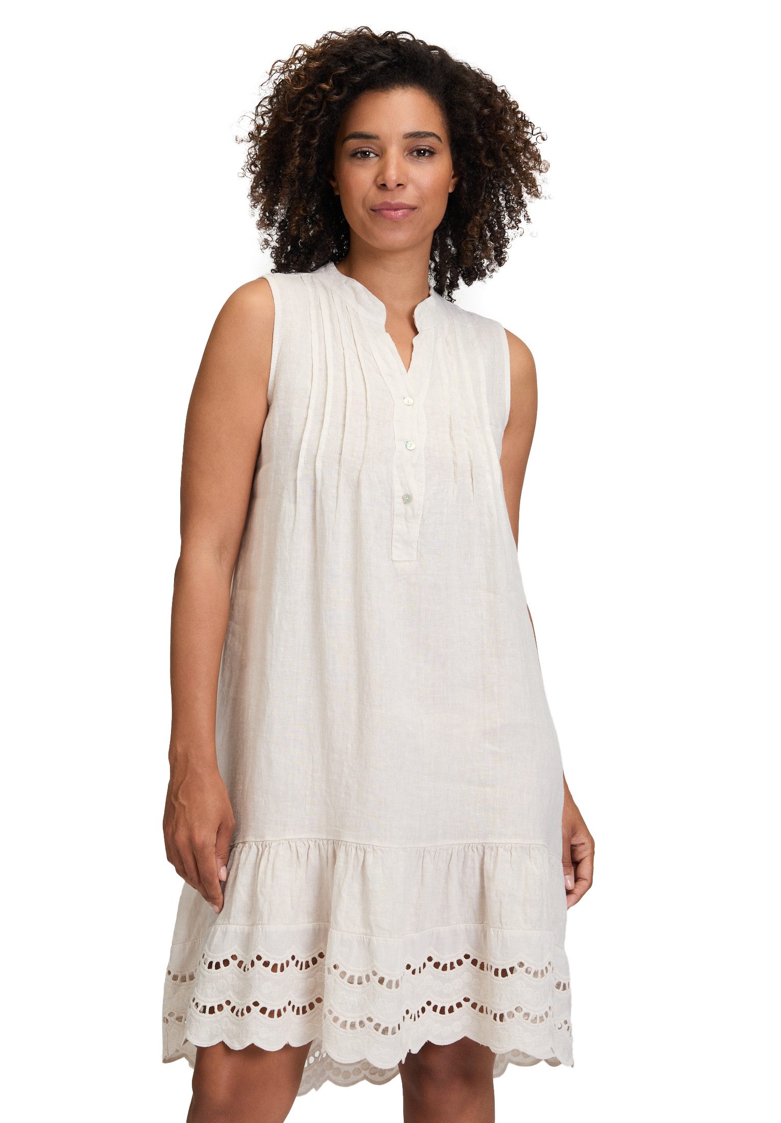 Cartoon Druckkleid Cartoon Casual-Kleid mit Stickerei Material