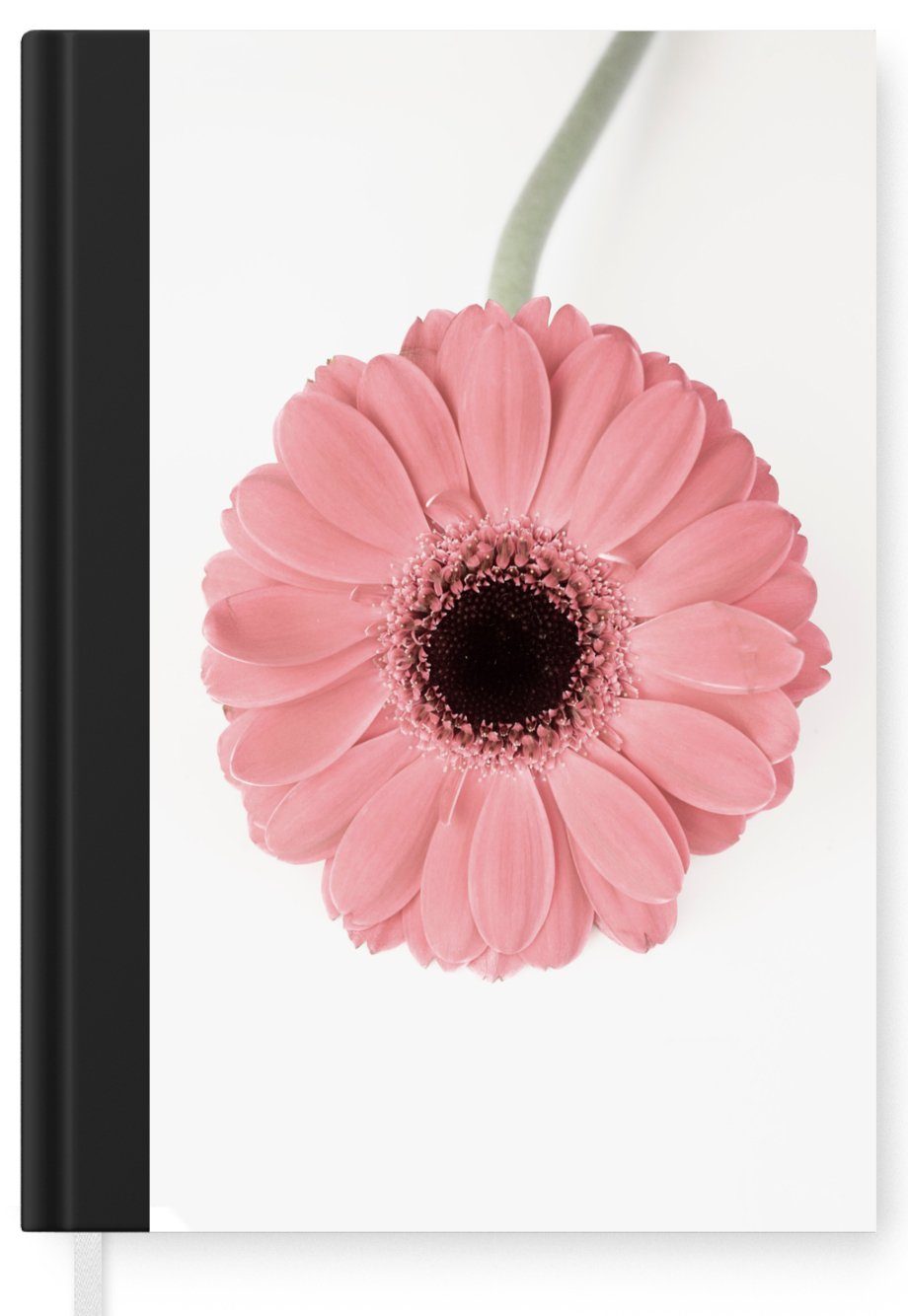 MuchoWow Notizbuch Blume - Rosa A5, - Natur Journal, 98 Notizheft, Haushaltsbuch Tagebuch, - Merkzettel, Pflanze, Seiten