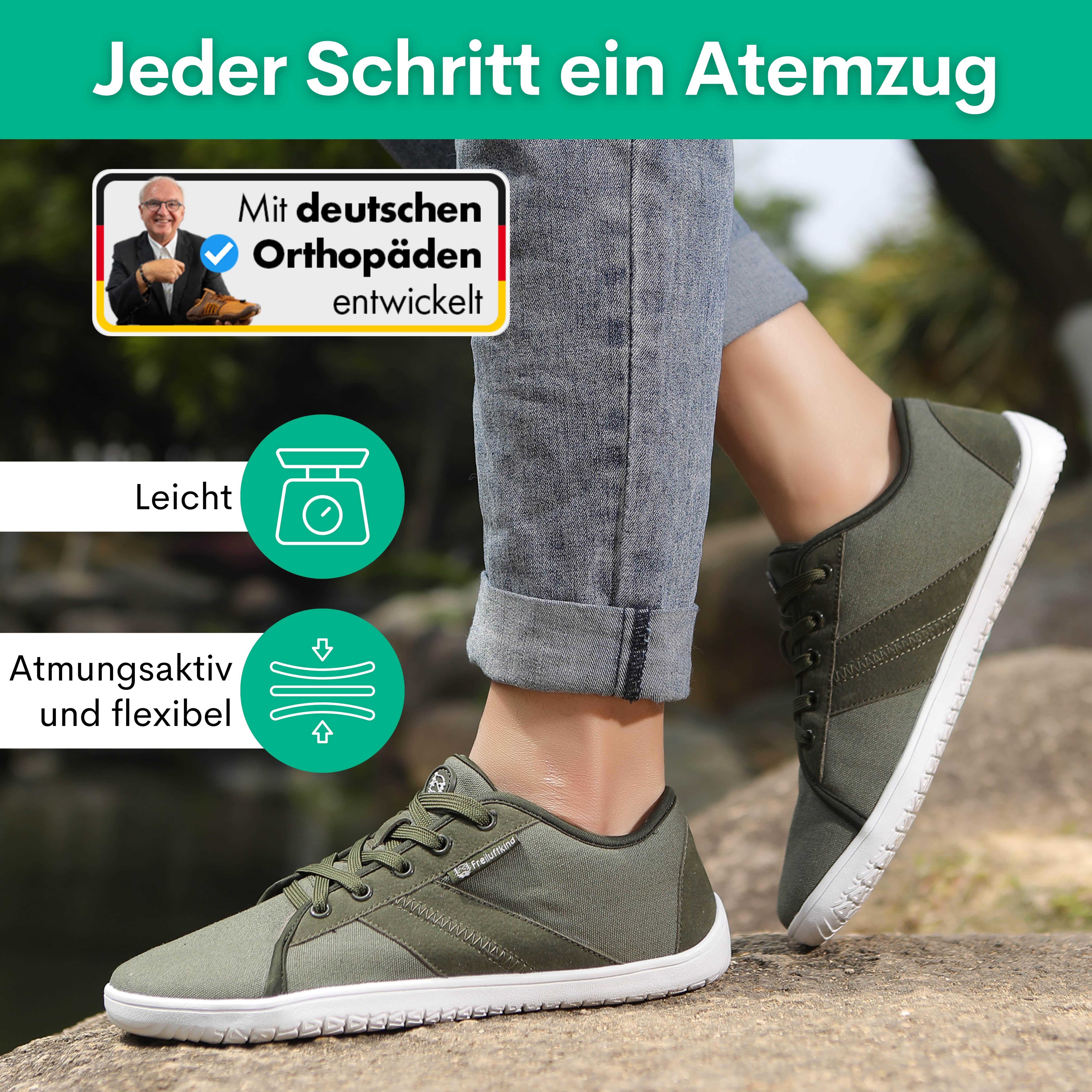 Freiluftkind Baker – gesunde Barfußschuhe Sneaker günstig online kaufen