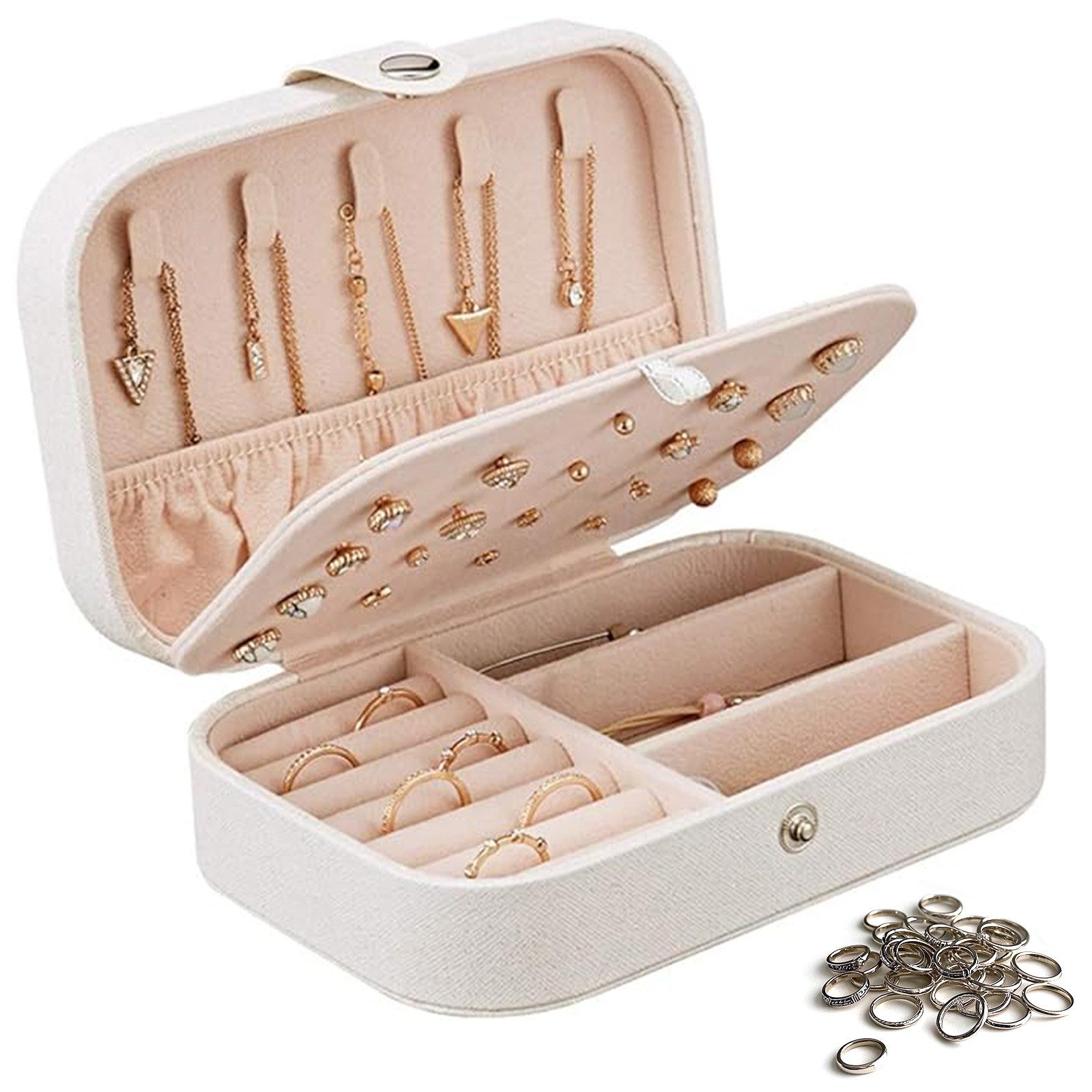 REDOM Schmuckkasten Reise Schmuckbox Schmuckaufbewahrung Etui günstig online kaufen