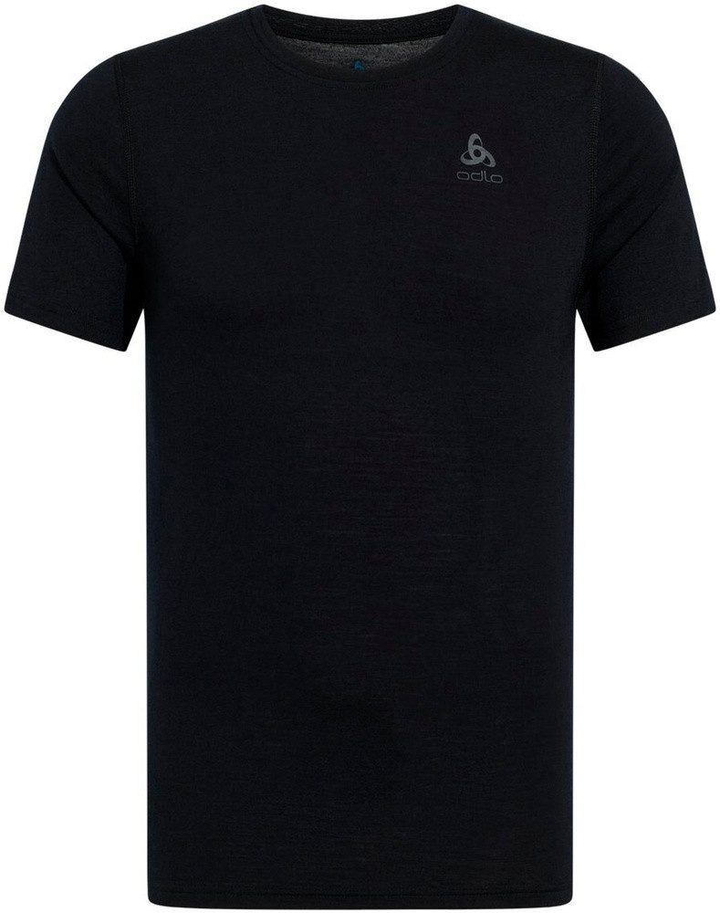ODLO MERINO 200 BL TOP CREW NECK L/S W BLACK - Thermisch T-shirt