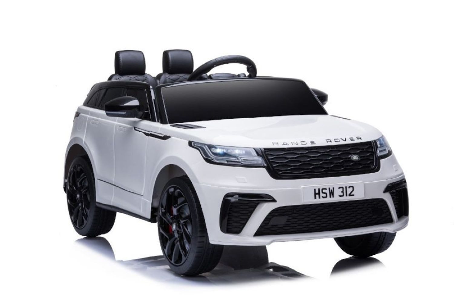ES-Toys Elektro-Kinderauto Kinderauto Range Rover Velar, Belastbarkeit 30 kg, EVA-Reifen Stoßdämpfer Scheinwerfer