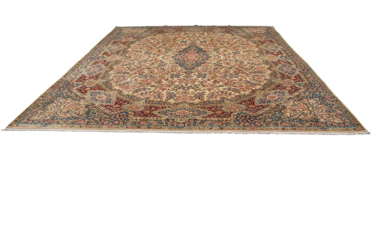 Orientteppich Orientteppich 304x389 rechteckig, Handgeknüpfter Rafsanjan Trading, 12 Nain Perserteppich, / Höhe: Kerman mm