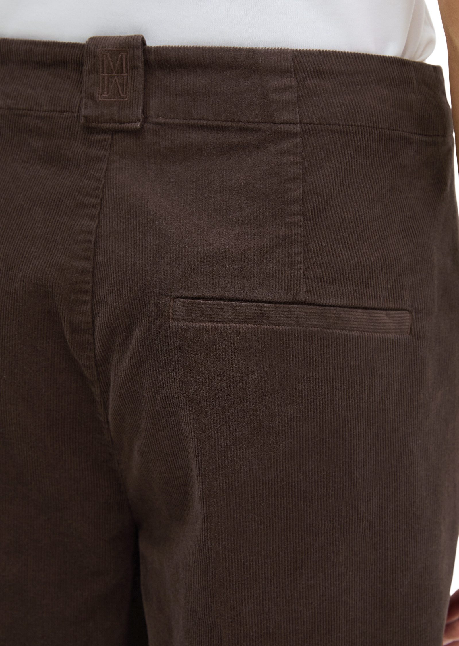 Marc O'Polo Samthose MARGO WIDE Model Margo wide aus Organic Cotton-Stretch – Bild 3 von 5