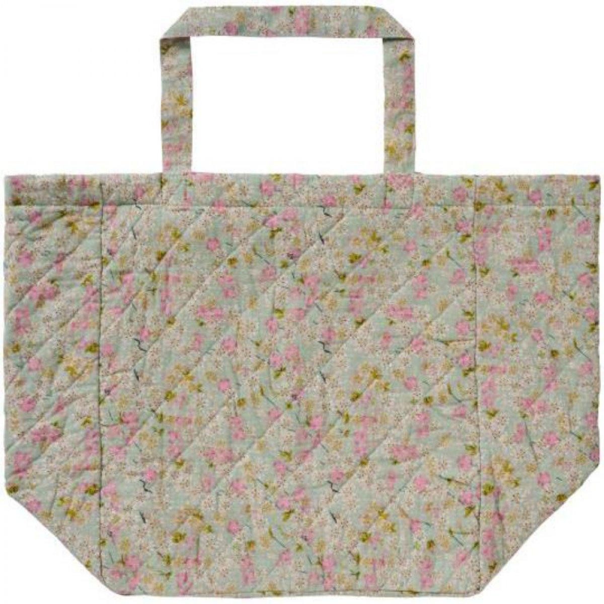 Ib Laursen Einkaufskorb Ib Laursen Tasche Staubig Blau Blumen (45cm)