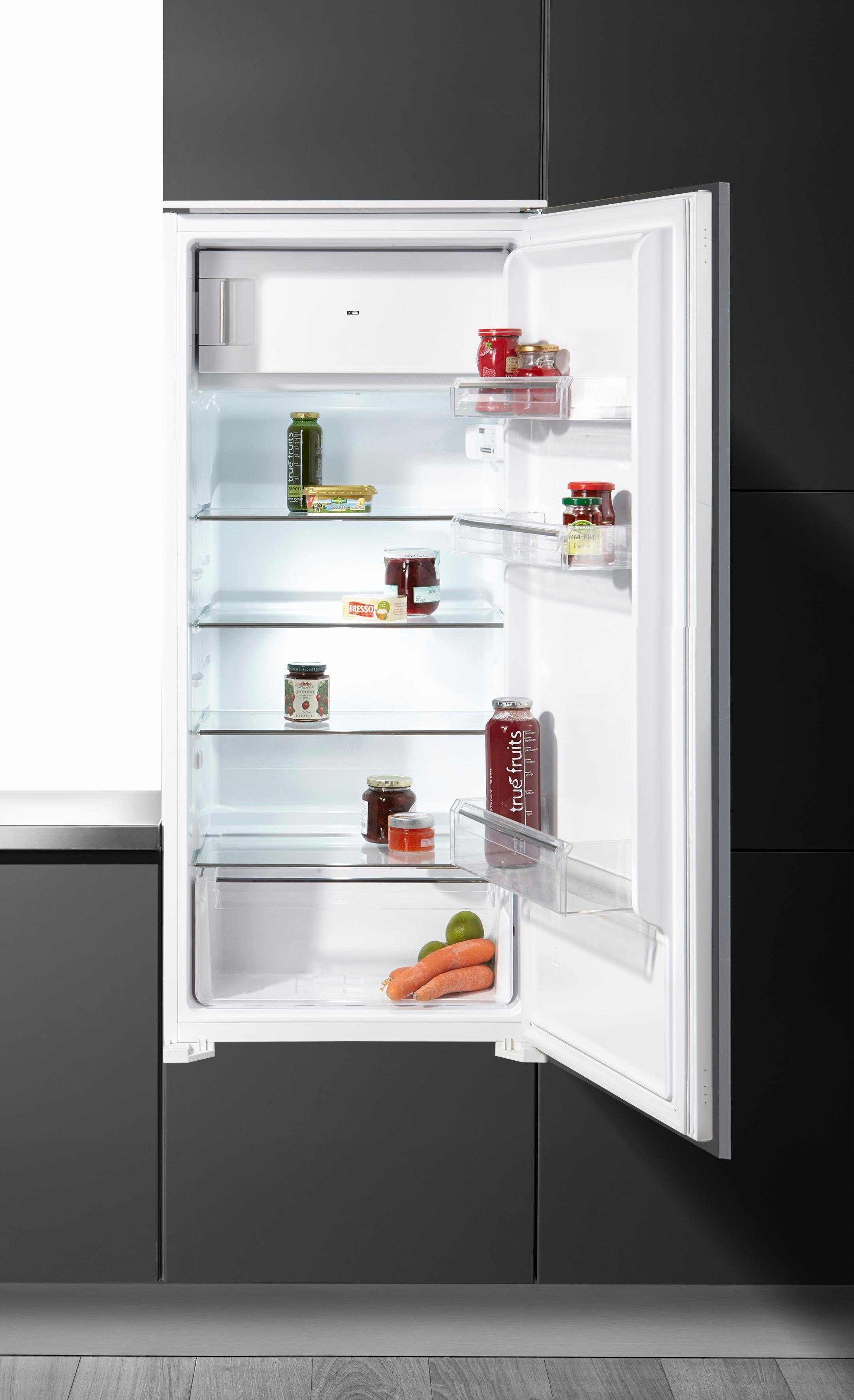 Hanseatic Einbaukühlschrank HEKS12254GA1, 121 cm hoch, 54 cm breit, Energieklasse A+, 121 cm hoch - Hanseatic