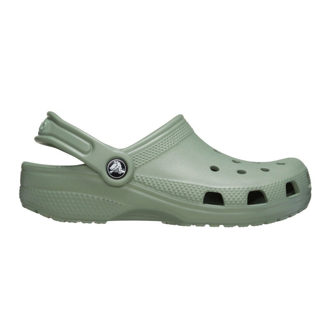 Crocs Sandale Classic Clog K grün Kinder Badeschuh