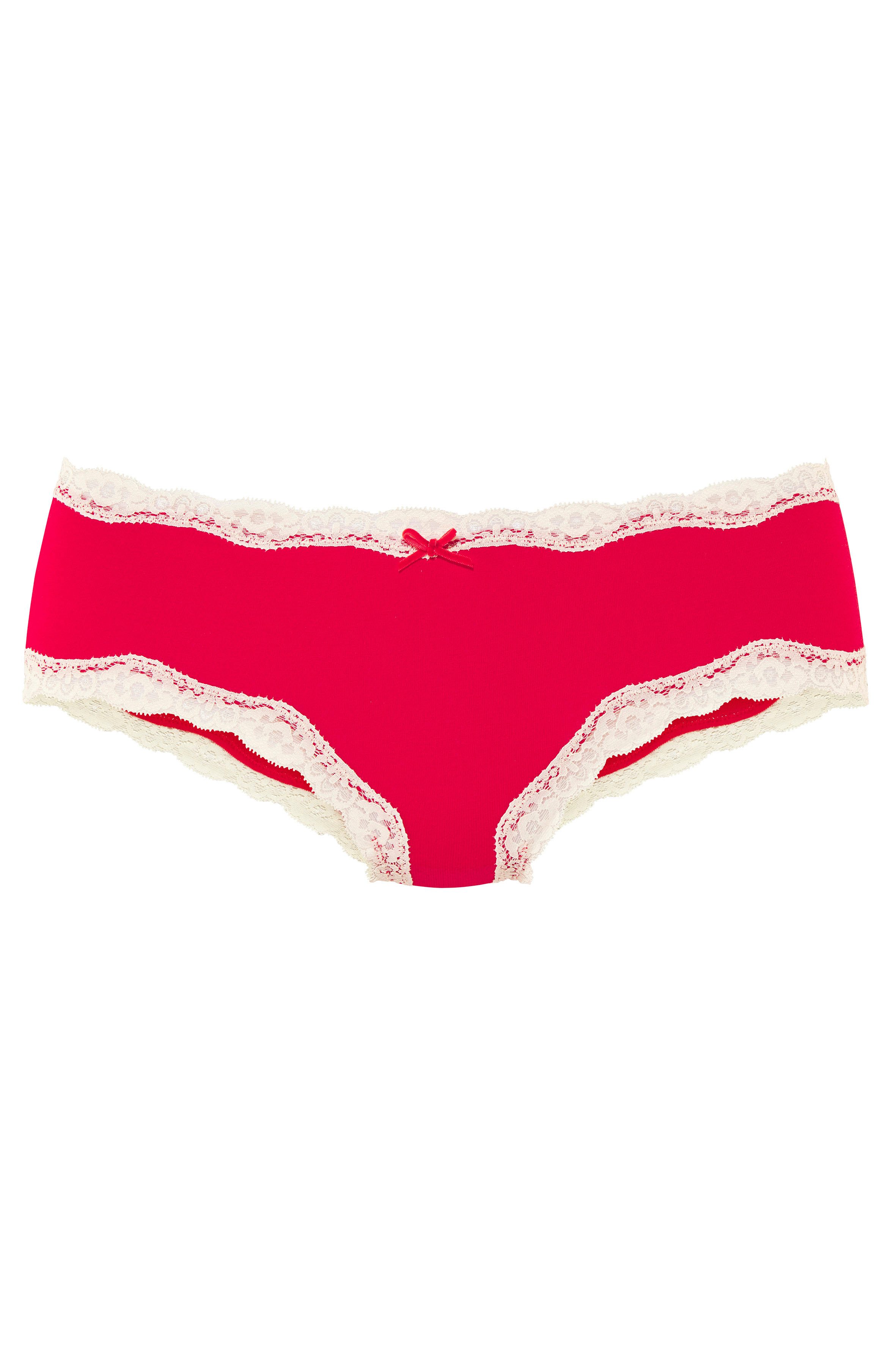 LASCANA Hipster (2er-Pack) mit feiner Spitze und weihnachtlichen Prints