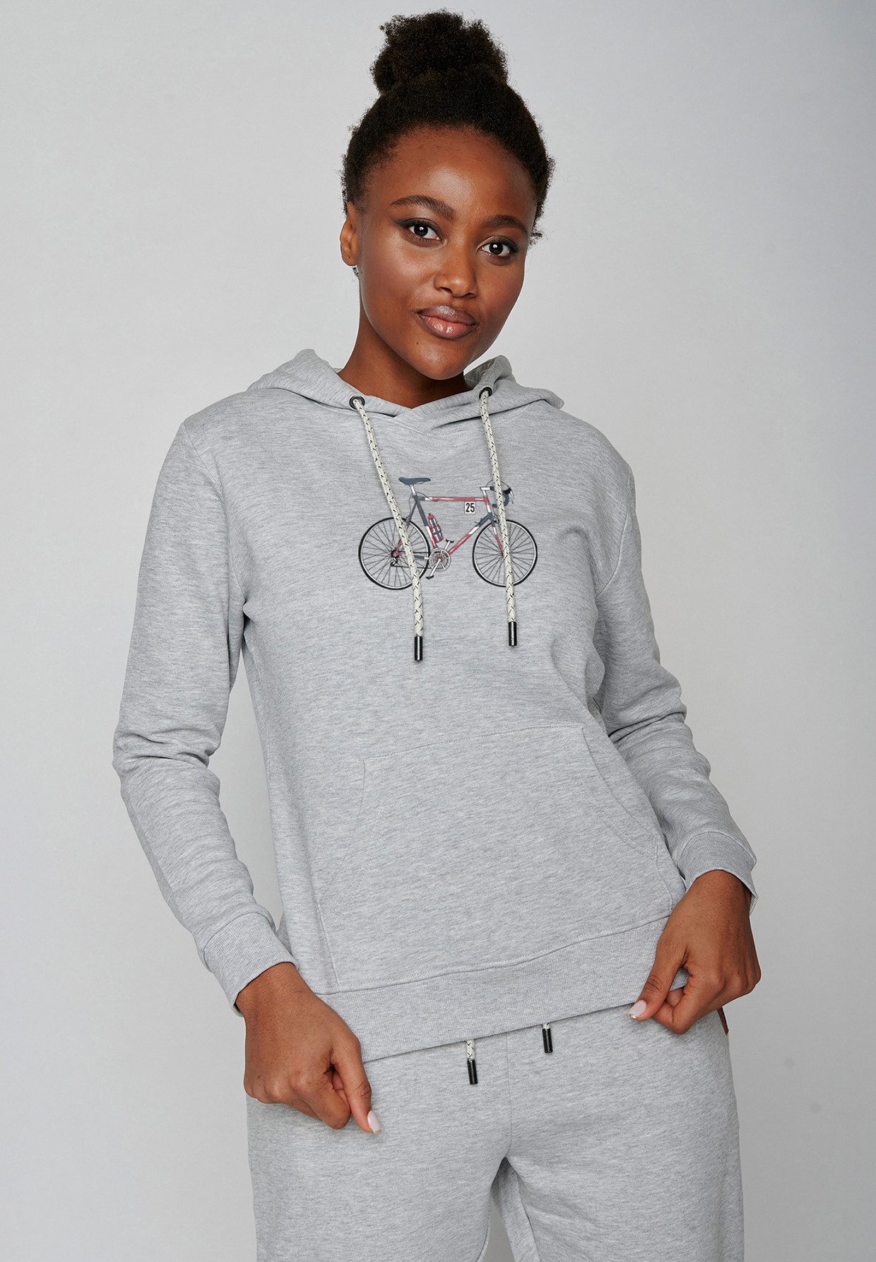 GreenBomb Hoodie Chipper Bike Norway Motiv Fahrrad (1) 100 % Bio-Baumwolle, GOTS-zertifiziert, weicher, angenehmer Stoff