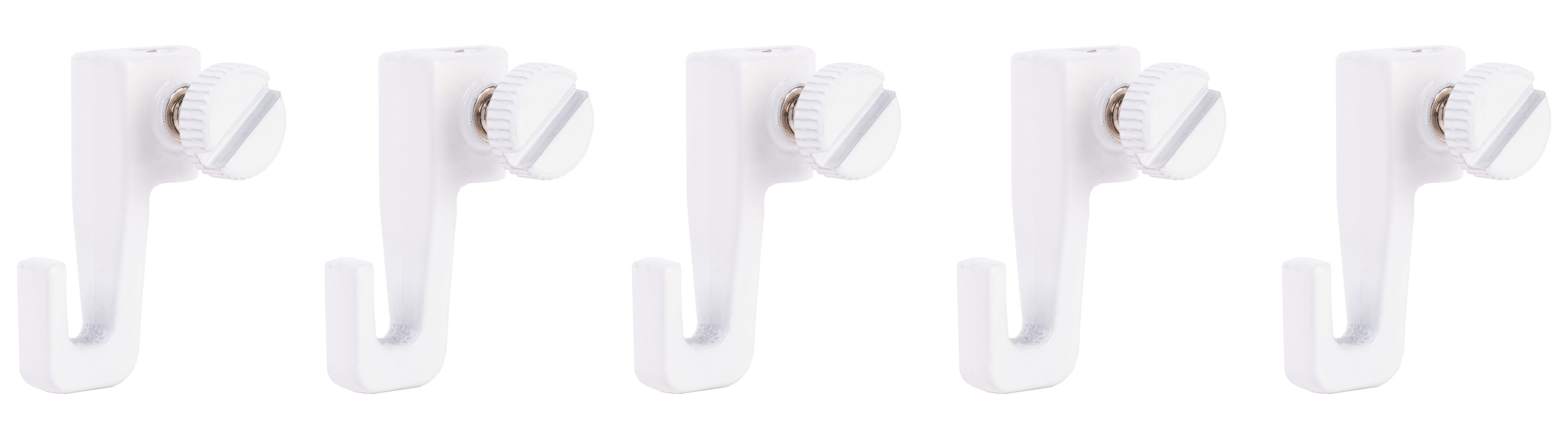 SOFT-RAIL Seilhaken Verstellbarer Bilderhaken Mini, für Galerieschienen & Bilderschienen, (Set, 5-St), Zubehör