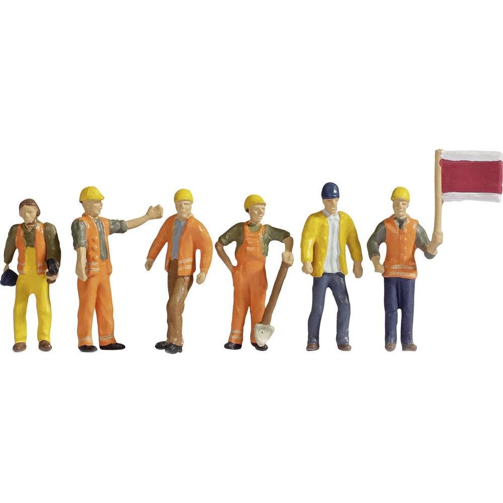 Modelleisenbahn-Figur TT Figuren Gleisarbeiter
