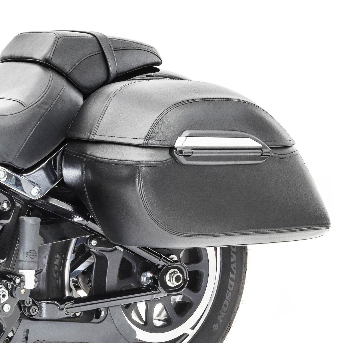 Koffer Chopper Hartschalen Seitenkoffer 33l # K3 mit Haltesatz Satteltaschen