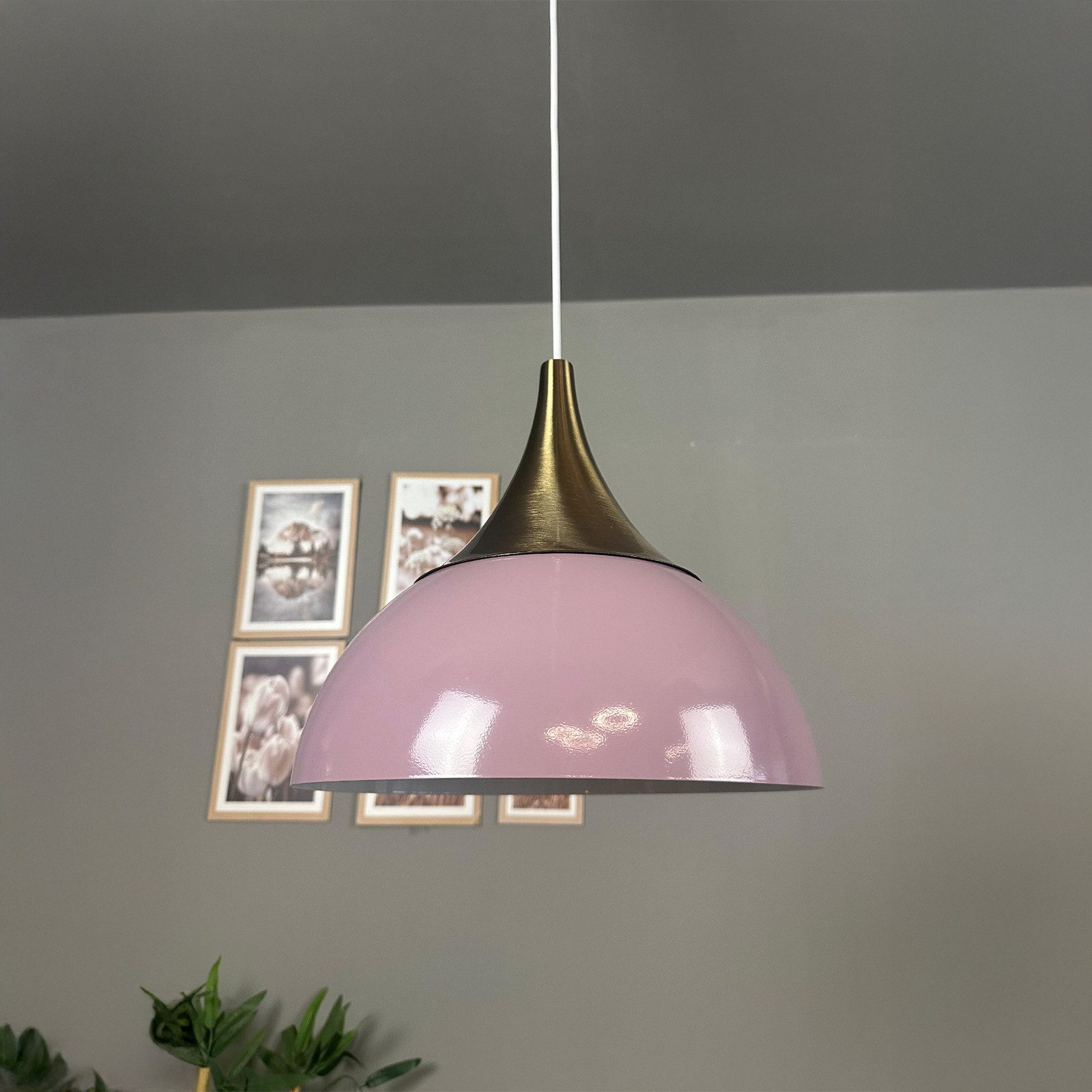 Bamyum Pendelleuchte Pendelleuchte Yimpi Metall Ø30 cm, E27, Moderne Pendelleuchte, ohne Leuchtmittel – Bild 5 von 5
