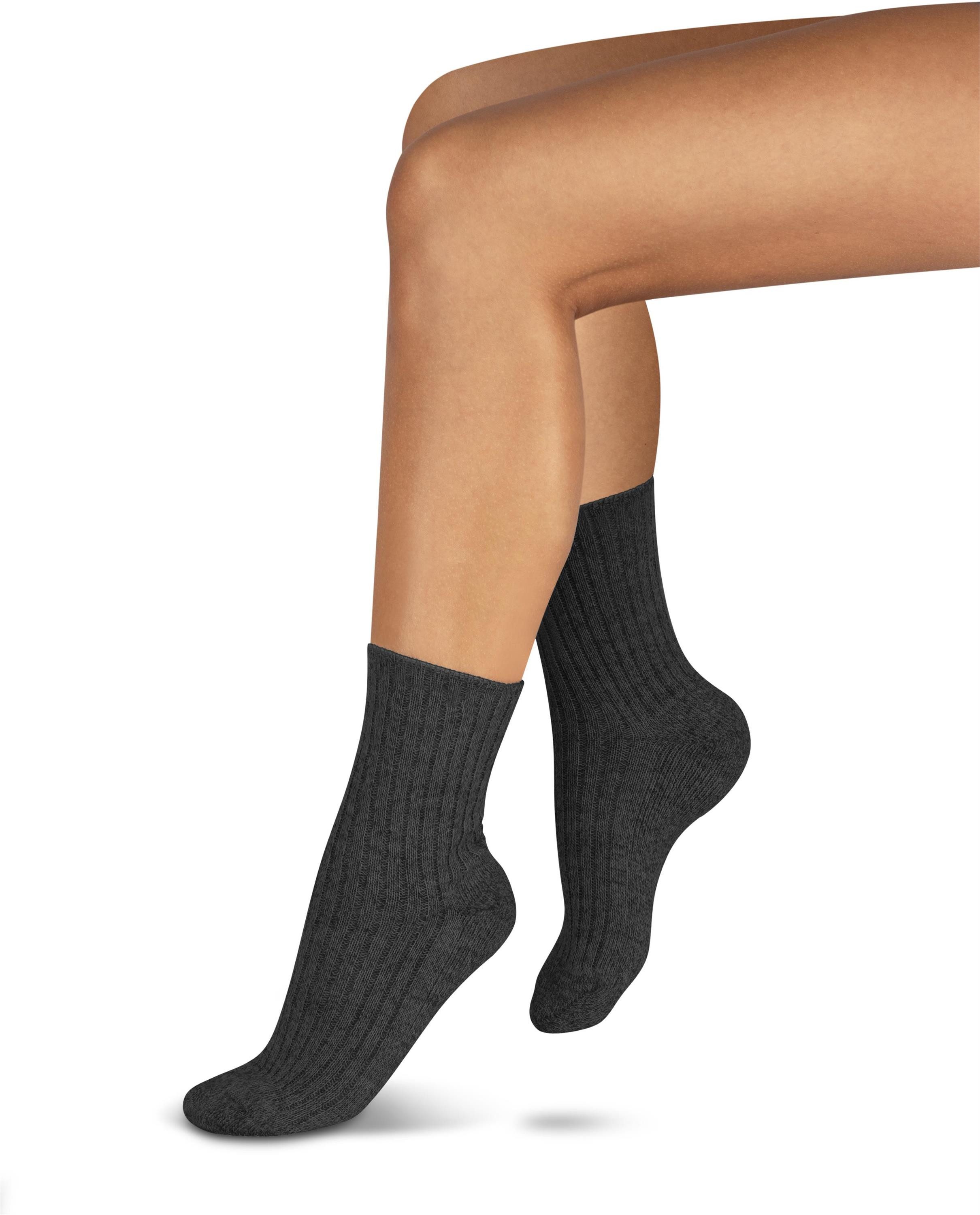 normani Thermosocken 6 Paar Norweger-Schafwollsocken (6er-Set, 6 Paar) mit Polstersohle