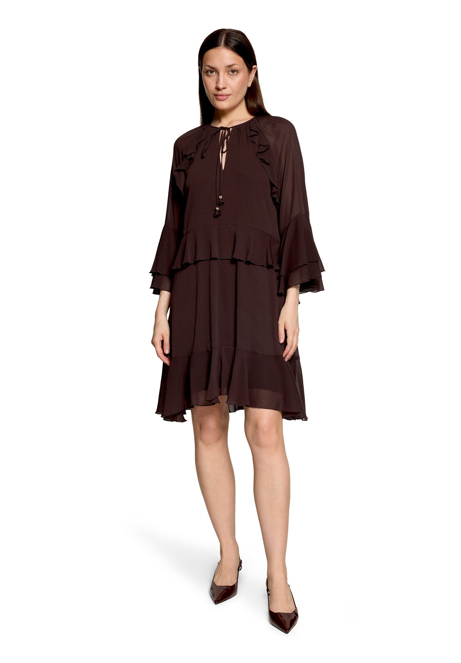 Vera Mont Volantkleid Damen mit Rüschen