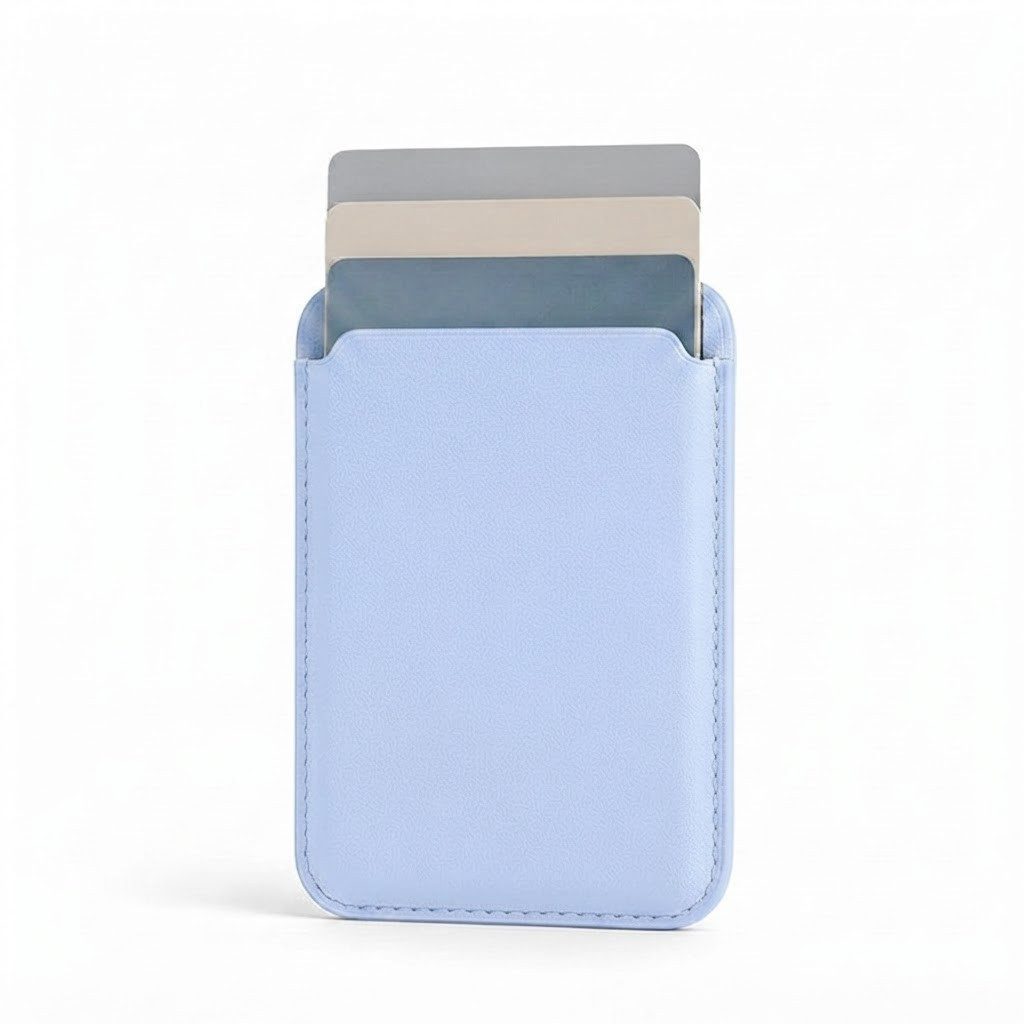 Futurea Smartphone-Hülle MagSafe Kunstleder Wallet Kartenetui für Apple iPhone 17 bis 12, magnetisch für Apple iPhone 17,16,15 Pro Max