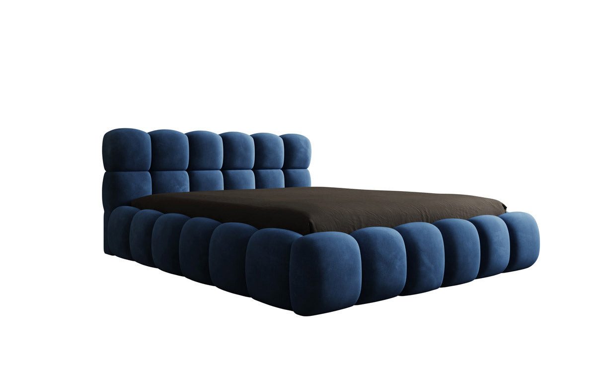 Luxusbetten24 Polsterbett Designer Polsterbett Boston Samt, günstig online kaufen