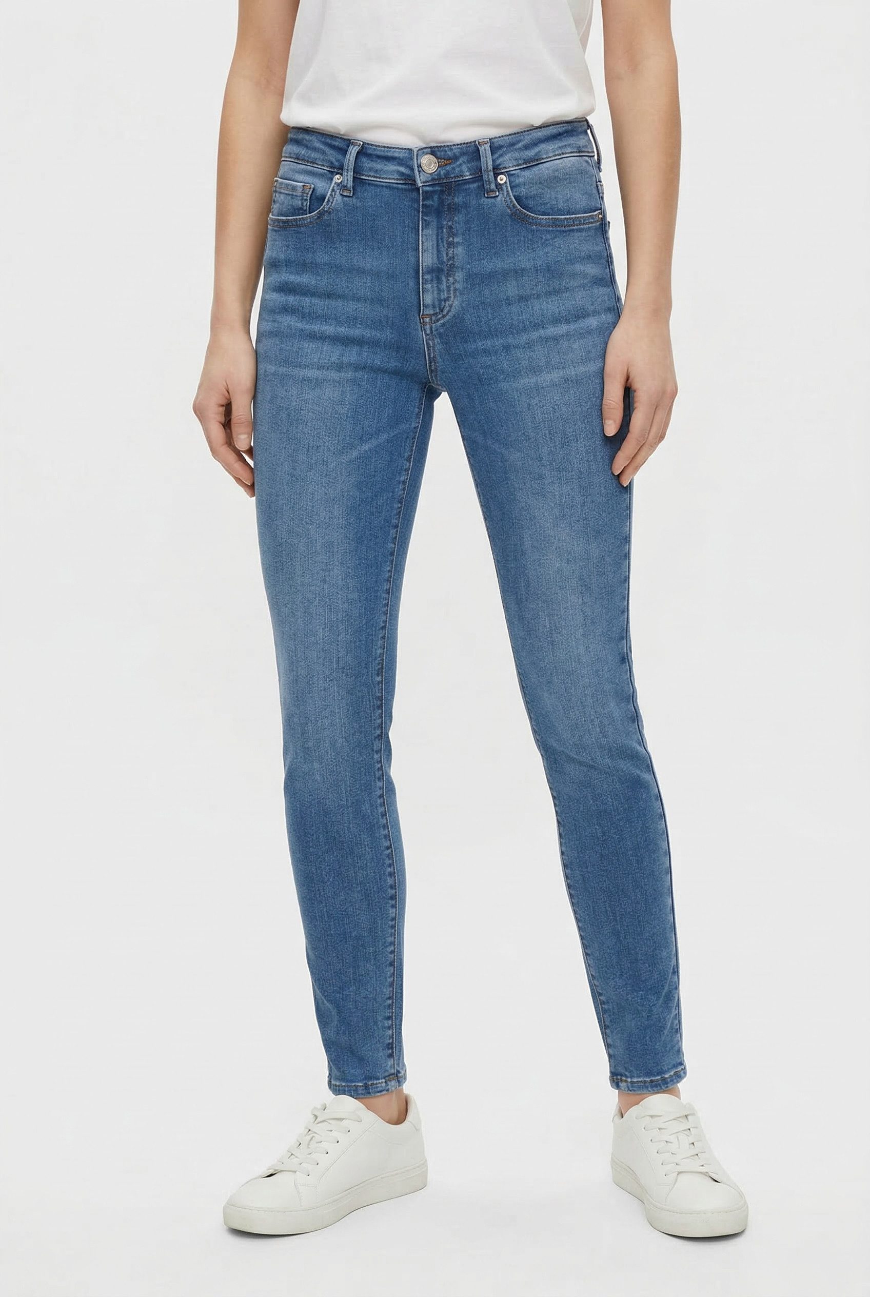 Vero Moda Skinny-fit-Jeans VMPOLLY MR SKINNY JEANS RA3049 NOOS Baumwollmisc günstig online kaufen