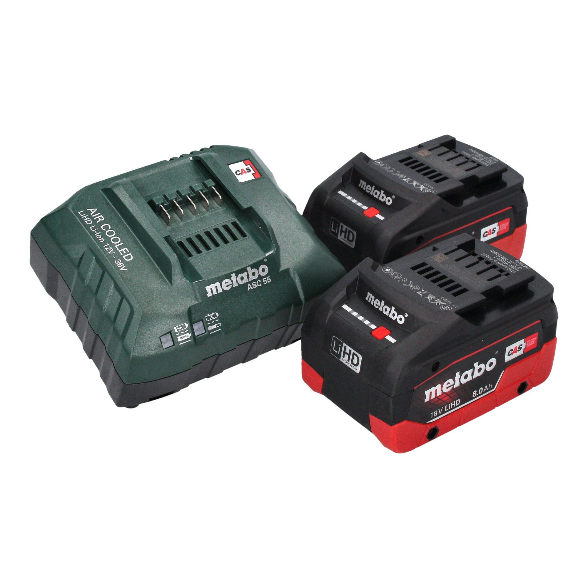 metabo Rührwerk RW 18 LTX 120 18 V 40 l Mischmenge 2x LiHD Akku 8,0 Ah + Ladegerät