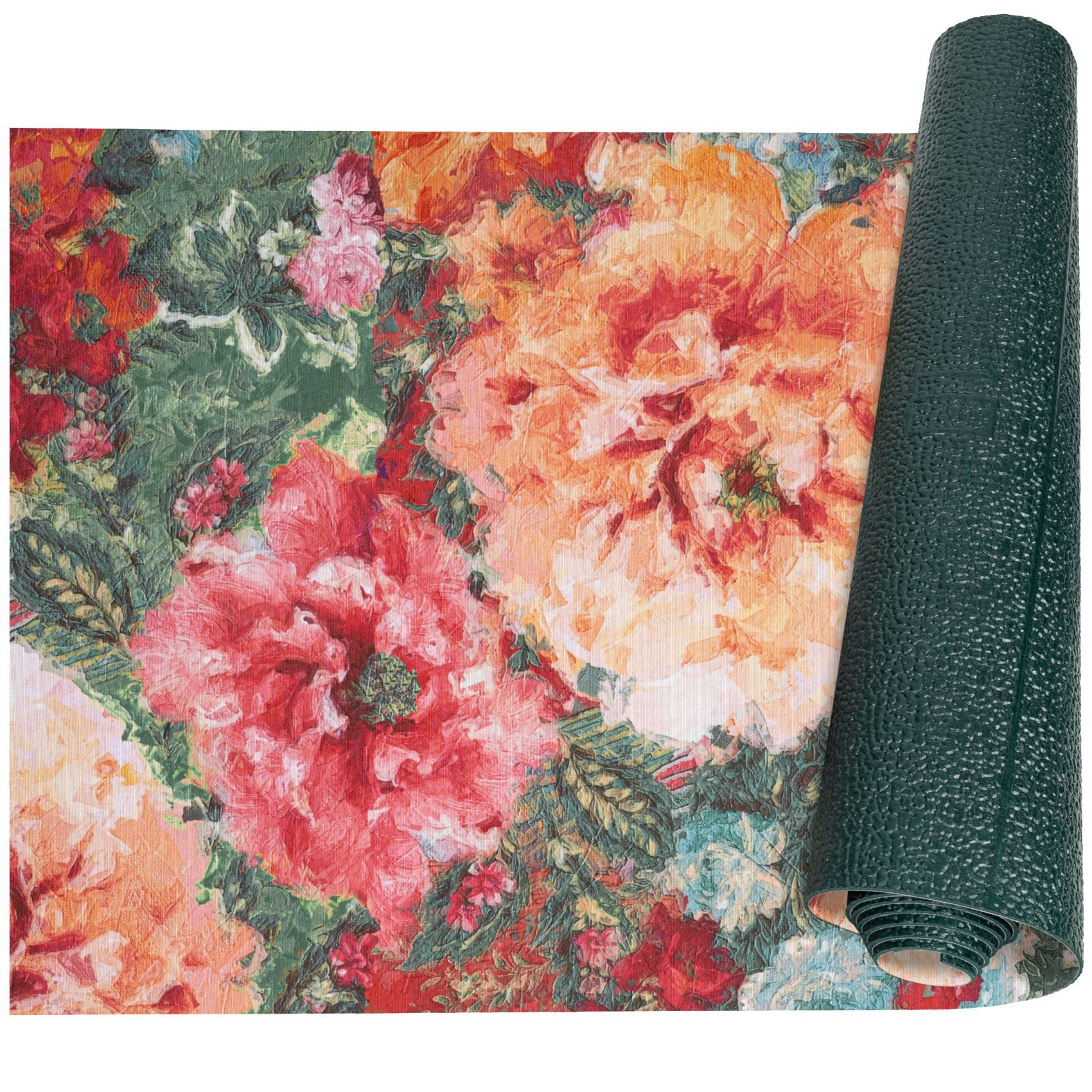 ANRO Küchenläufer RANNA pflegeleicht Teppichläufer Bodenmatte Flurläufer Küchenteppich, eckig, Höhe: 3 mm, Meterware rutschfest 100cm Aquarell Braun wasserdicht