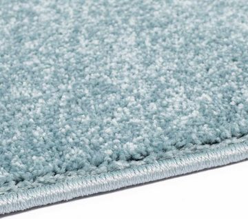 Teppich Moda Soft 2081, Carpet City, rechteckig, Höhe: 11 mm, Kurzflor, Uni-Farben, Weicher Flor