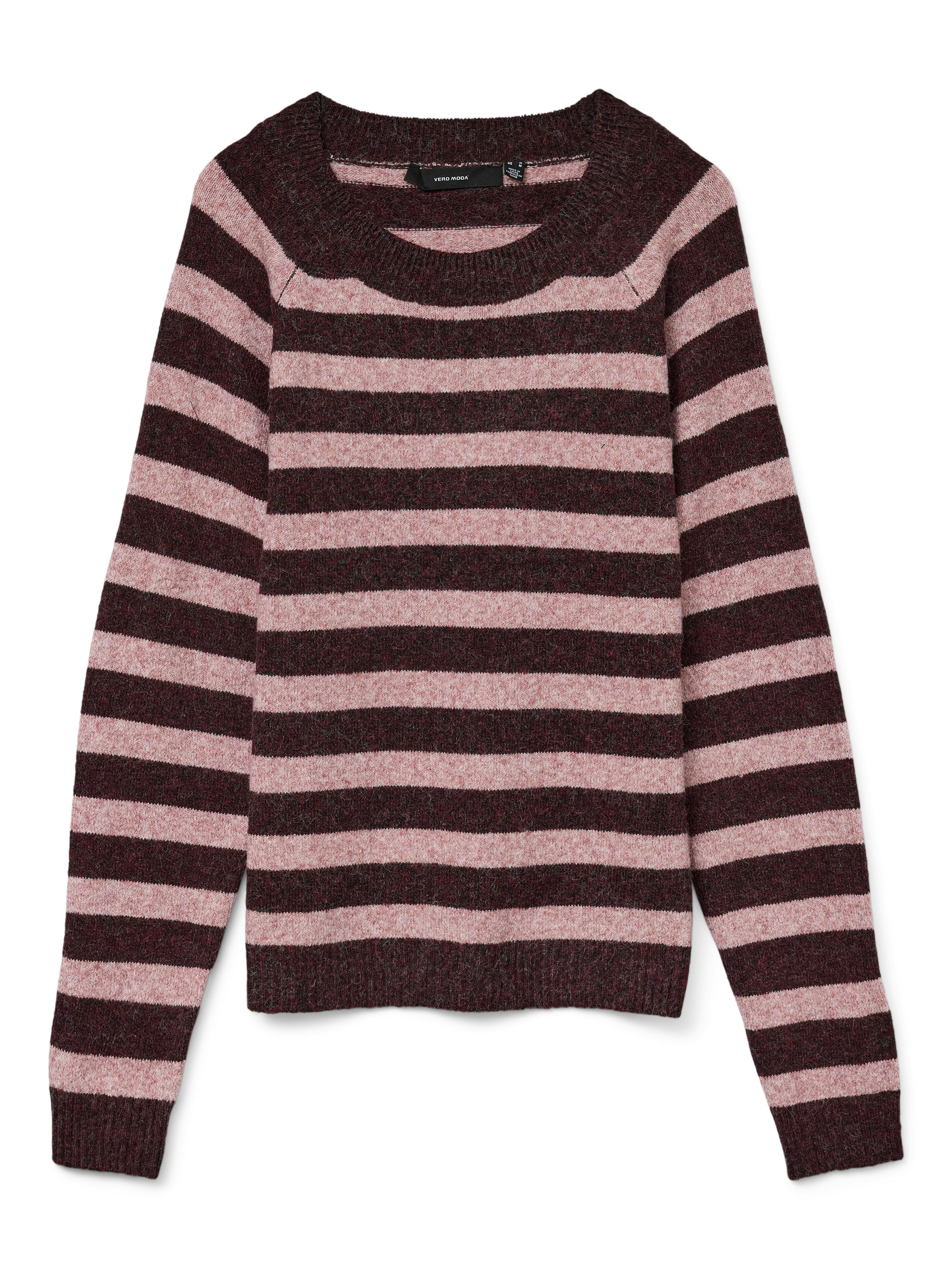 Winetasting Stripes ROSE BROWN