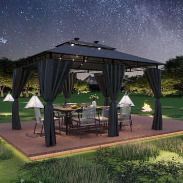 HOMALL Pavillon Garden Pavillon Wasserdicht Partyzelt, Patio Gazebo für 6-8 Personen