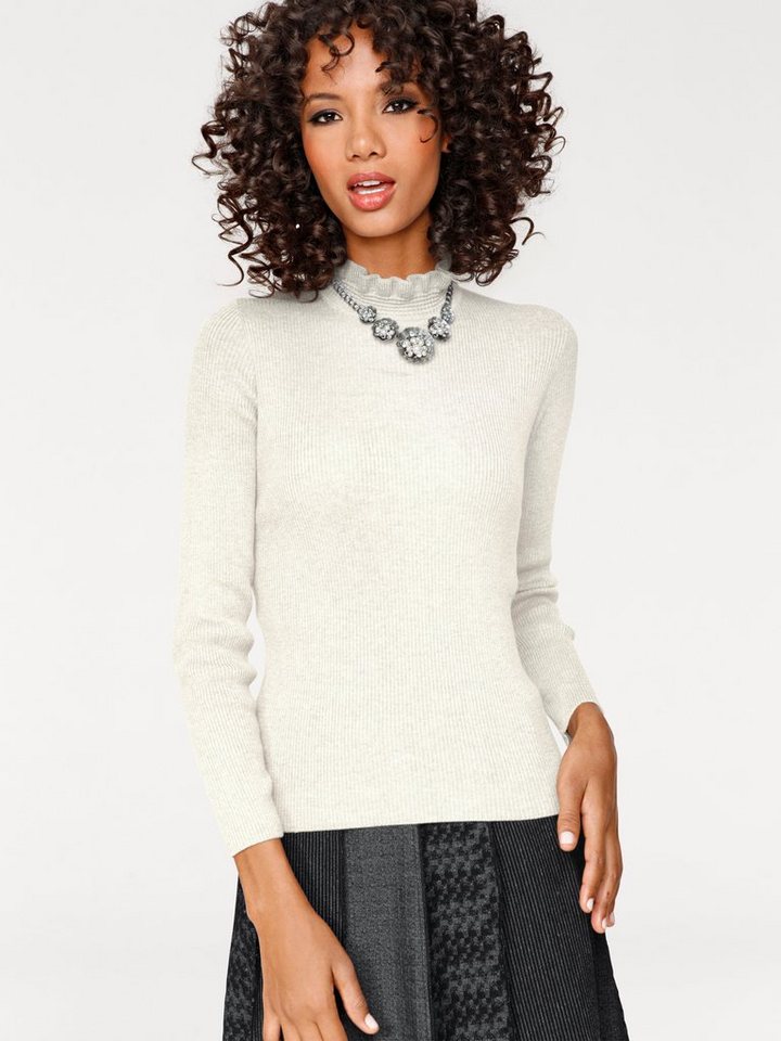 heine CASUAL Stehkragenpullover in Rippenstrick heine CASUAL Stehkragenpullover in Rippenstrick