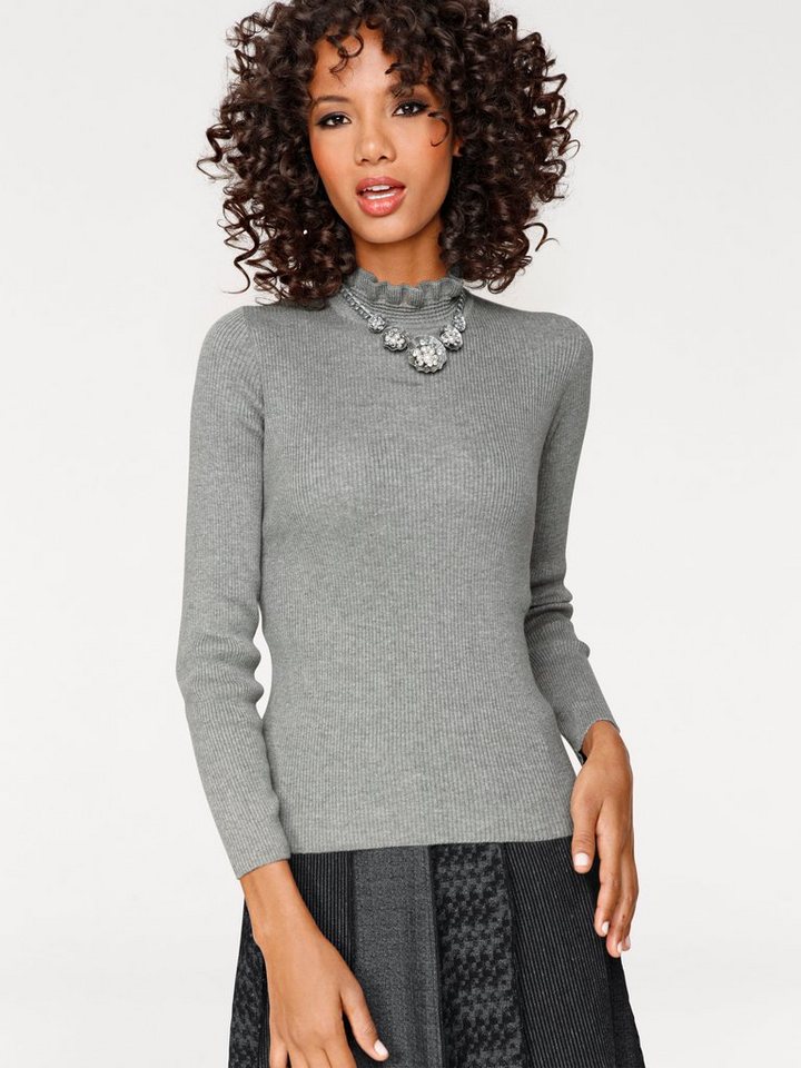 heine CASUAL Stehkragenpullover in Rippenstrick heine CASUAL Stehkragenpullover in Rippenstrick