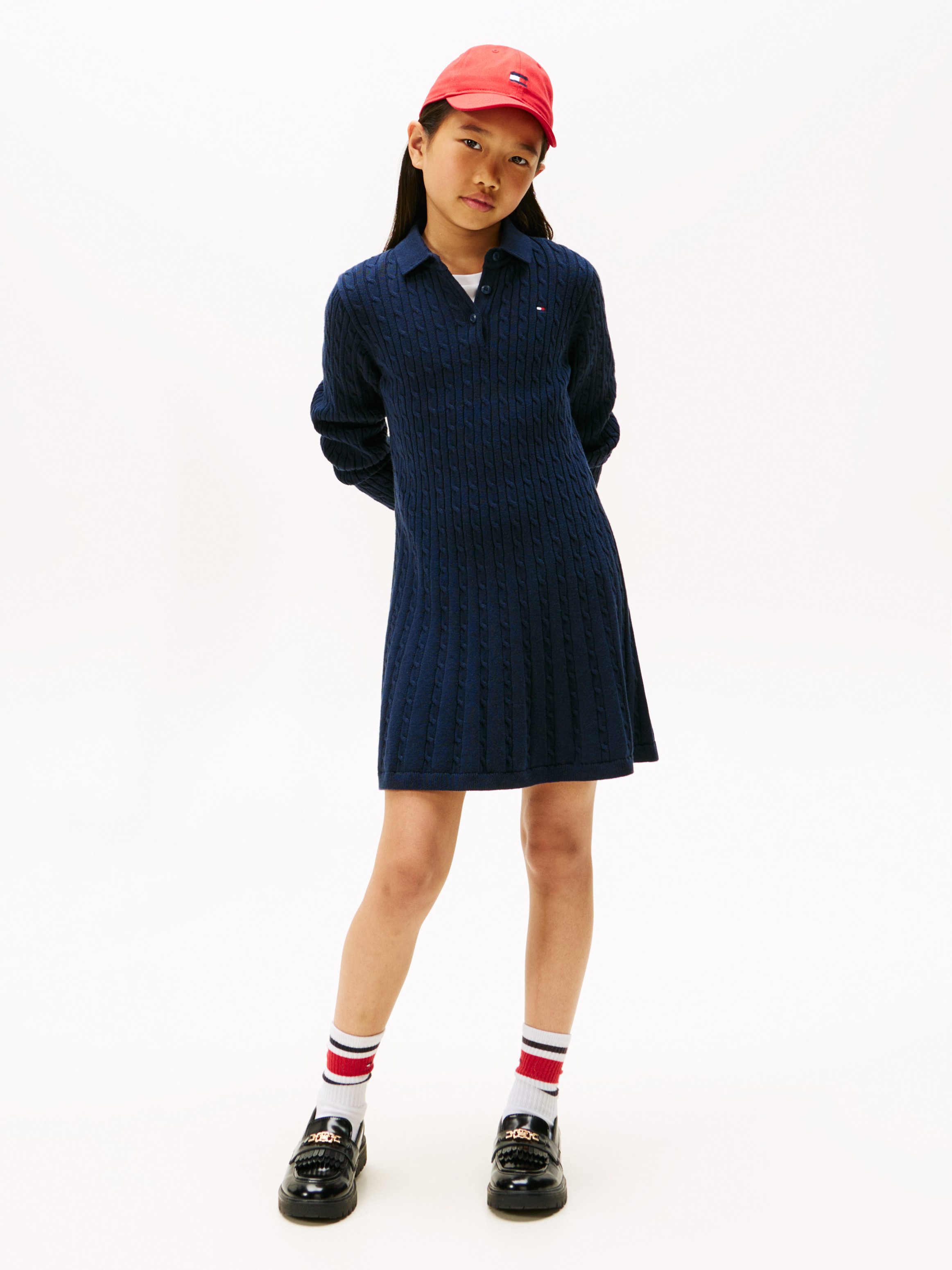 Tommy Hilfiger Strickkleid CABLE SWEATER DRESS Kinder bis 16 Jahre