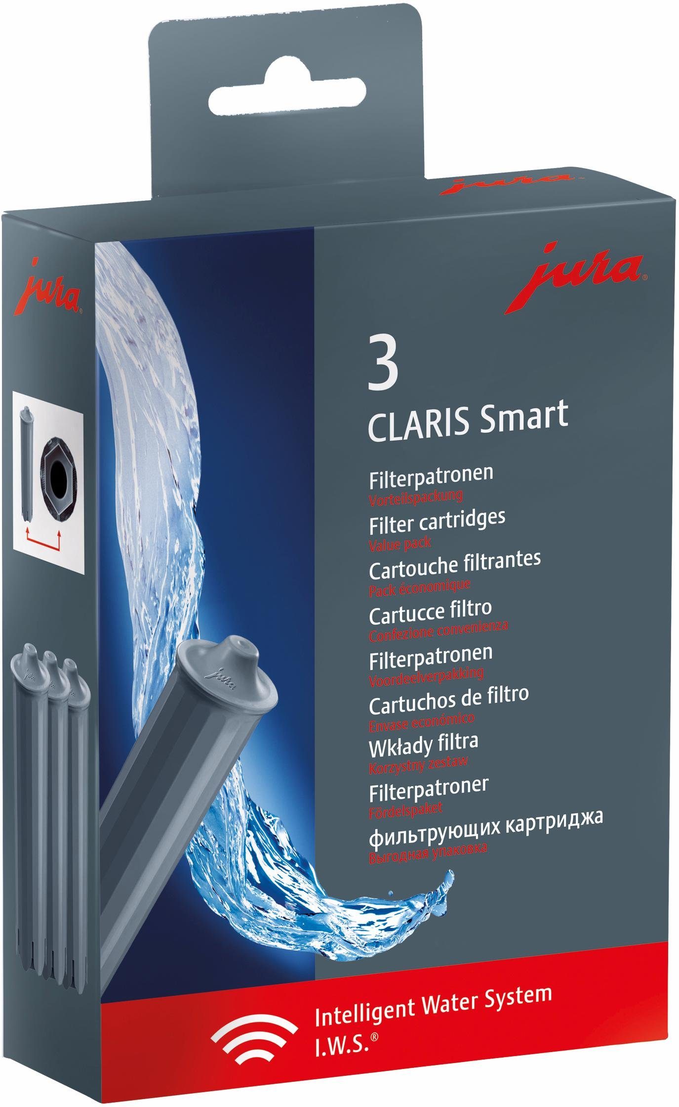 JURA Wasserfilter CLARIS Smart, 3er-Set, CLARIS Smart liefert perfekte  Wasserqualität für vollendeten Genuss online kaufen | OTTO