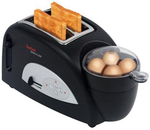 Tefal 2-in-1-Toaster Toast n'Egg TT5500, für 2 Scheiben, 1200 W, mit