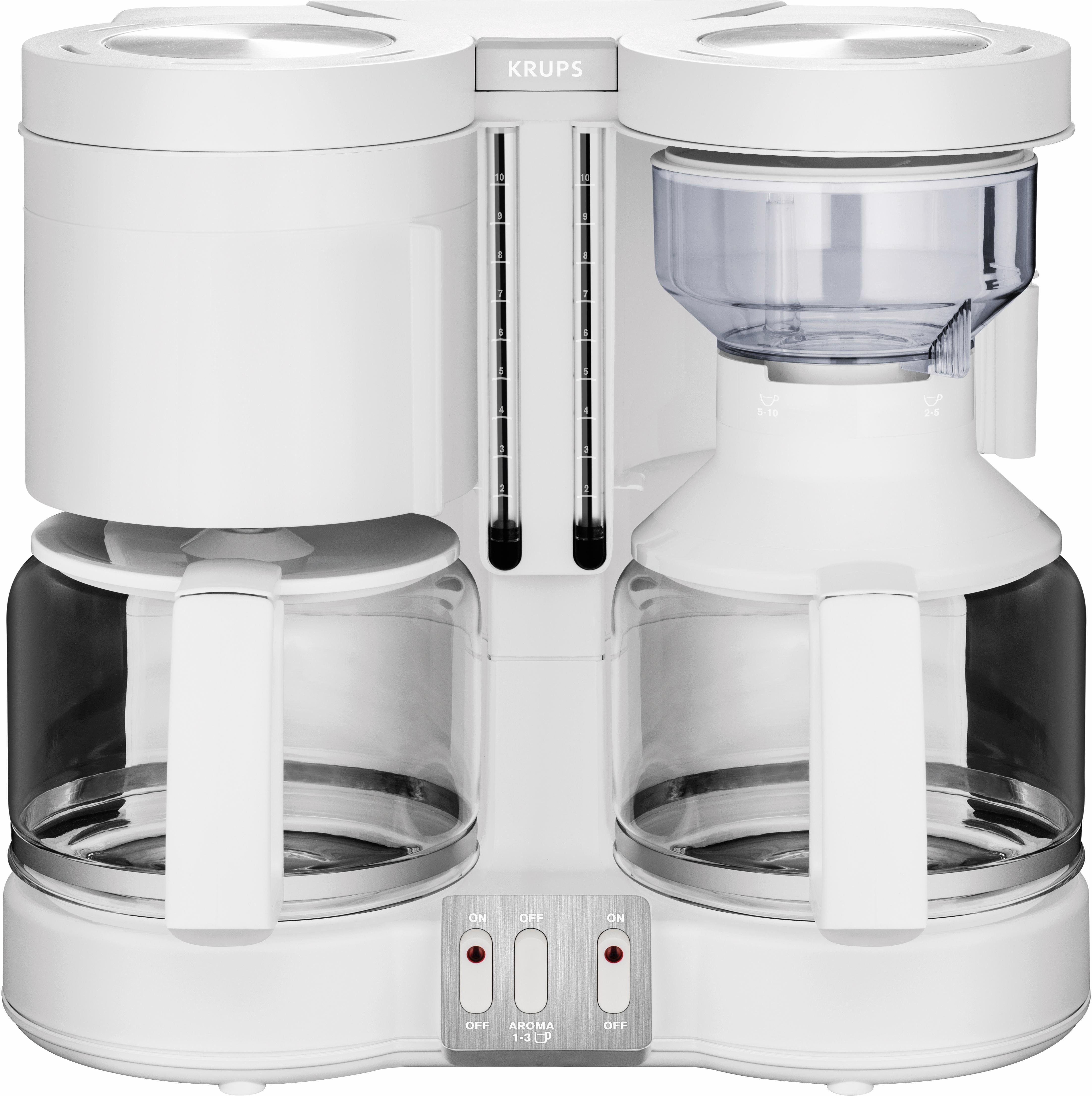 Krups Filterkaffeemaschine Duothek Plus KM8501, 1l ...