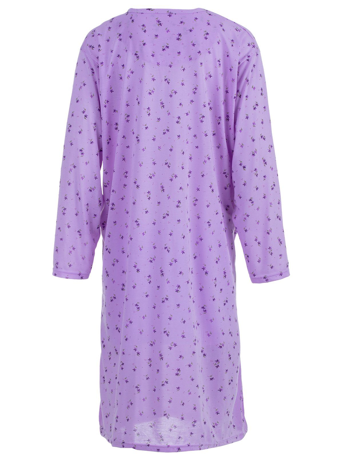 Nachthemd Nachthemd Langarm - Blüten 3XL-6XL