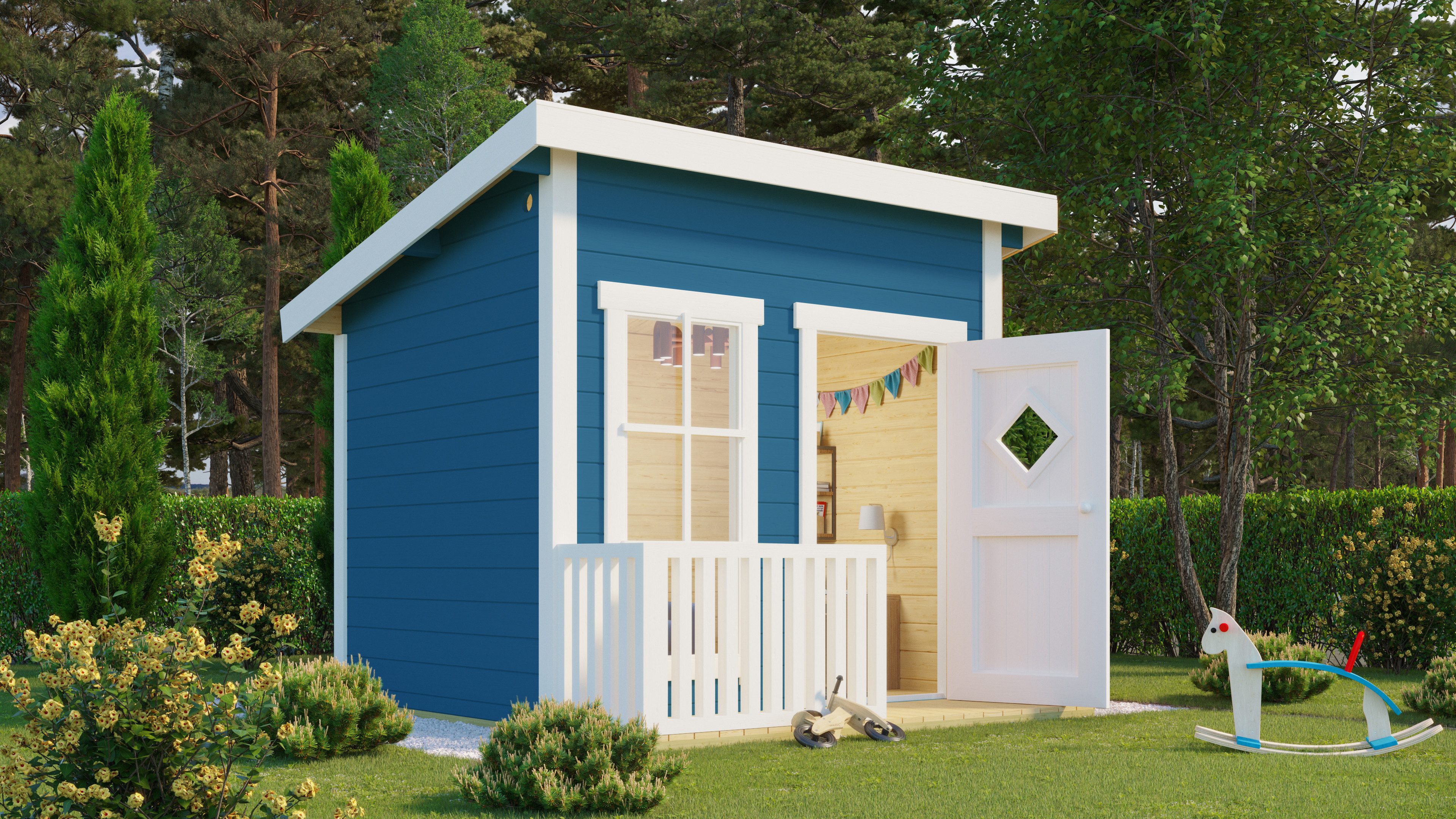 Nordic Holz Spielhaus FLIPP, BxTxH: 230x191x188 cm