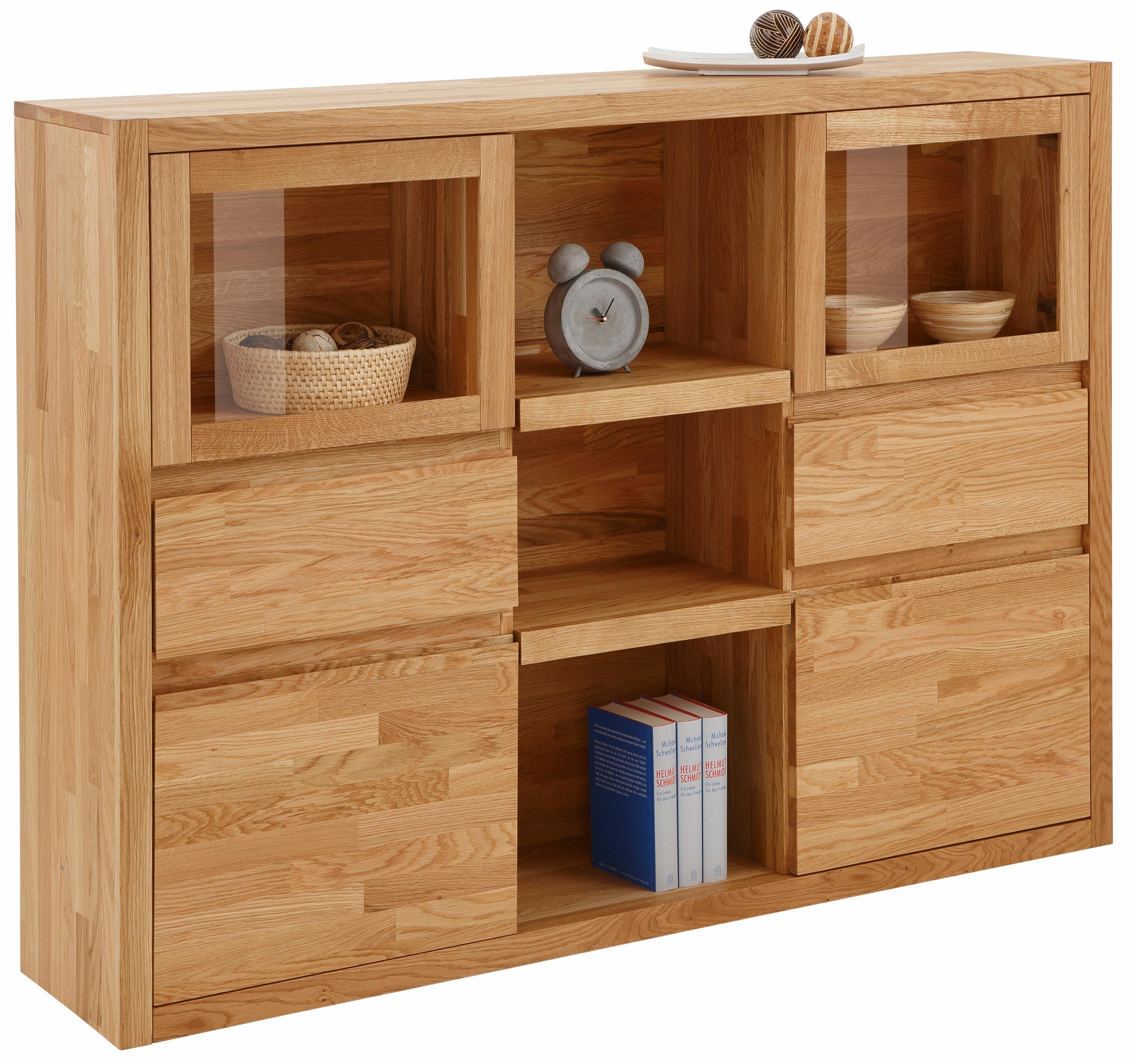 Highboard UNA von HOME AFFAIRE aus FSC-zertifziertem Massivholz