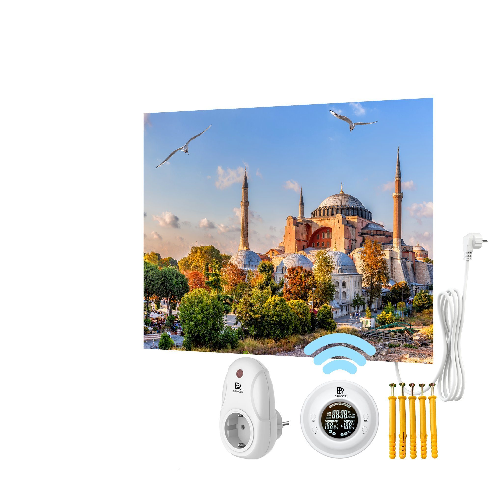 Bringer Infrarotheizung Bildheizung, Rahmenlose Bild Infrarotheizung, Motiv: Istanbul, Türkei