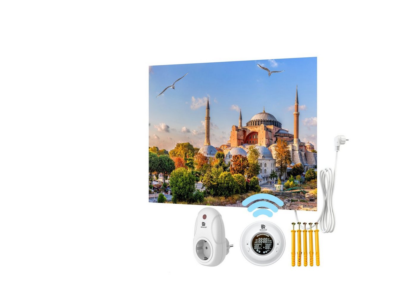 Bringer Infrarotheizung Bildheizung, Rahmenlose Bild Infrarotheizung, Motiv: Istanbul, Türkei