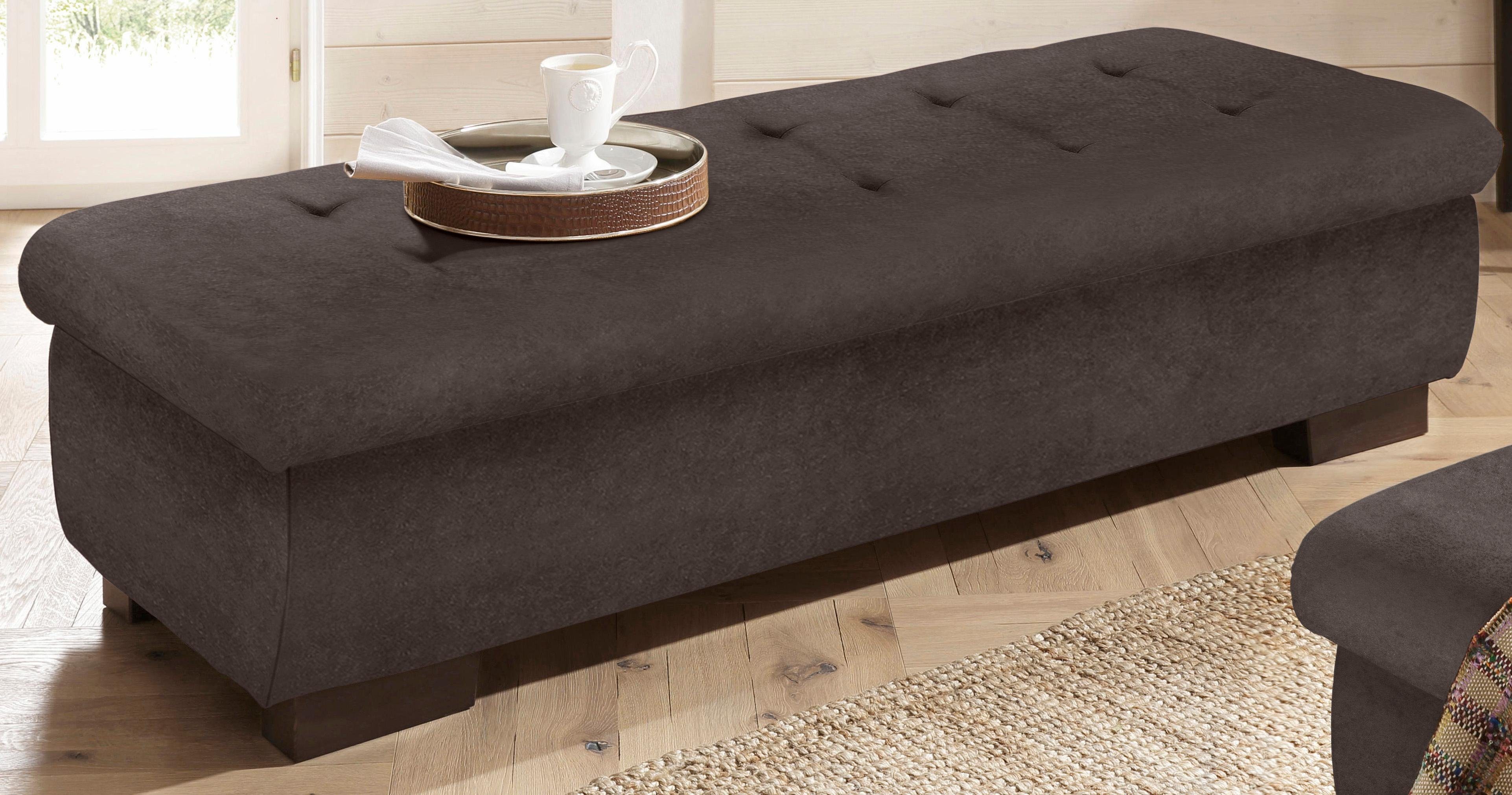 Home affaire Hocker »Bergen«, mit Staufach, 161 cm breit online kaufen