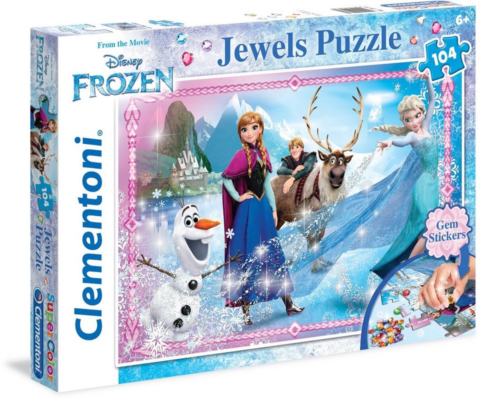 Clementoni Jewels Puzzle 104 Teile Disney Frozen Online Kaufen Otto